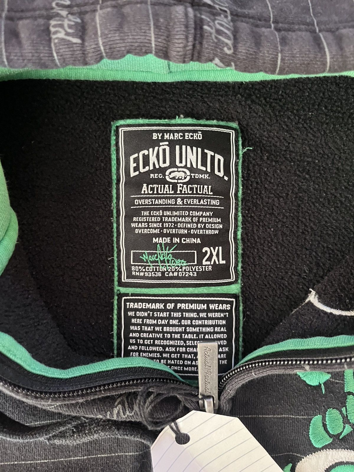 Ecko Unltd. Y2k ecko zip up hoodie Size US XXL / EU 58 / 5 - 3 Thumbnail