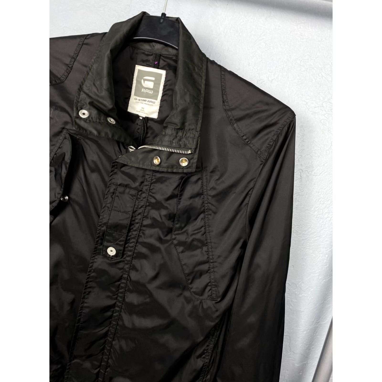 G-Star G-Star Vintage Benin Myrow Overshirt Jacket Mens M Black G-Star Size M Shirt Mens Jacket Black Size US M / EU 48-50 / 2 - 2 Thumbnail