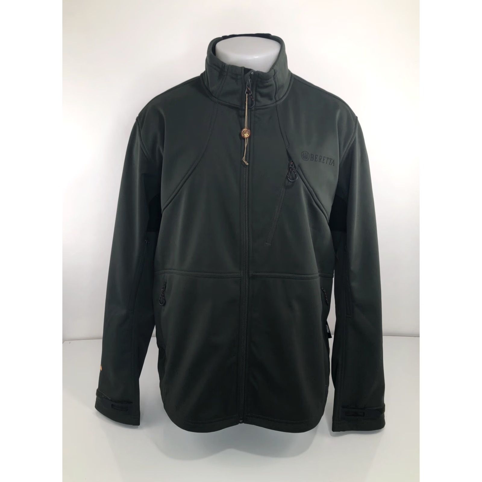 Vintage BERETTA Italy - NEW w TAG CORD - POLARTEC Soft Shell Mens 2XL Jacket Green Size US XXL / EU 58 / 5 - 2 Thumbnail