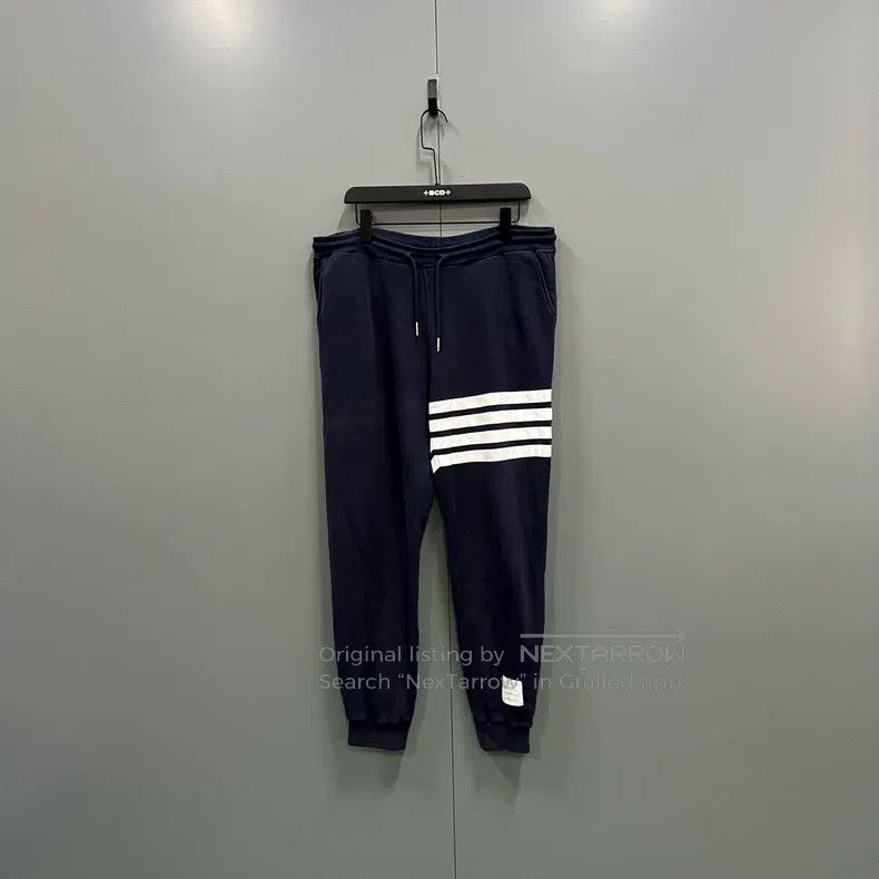 Thom Browne Thom Browne size 2 Navy Striped Sweatpants Size US 27 - 1 Thumbnail