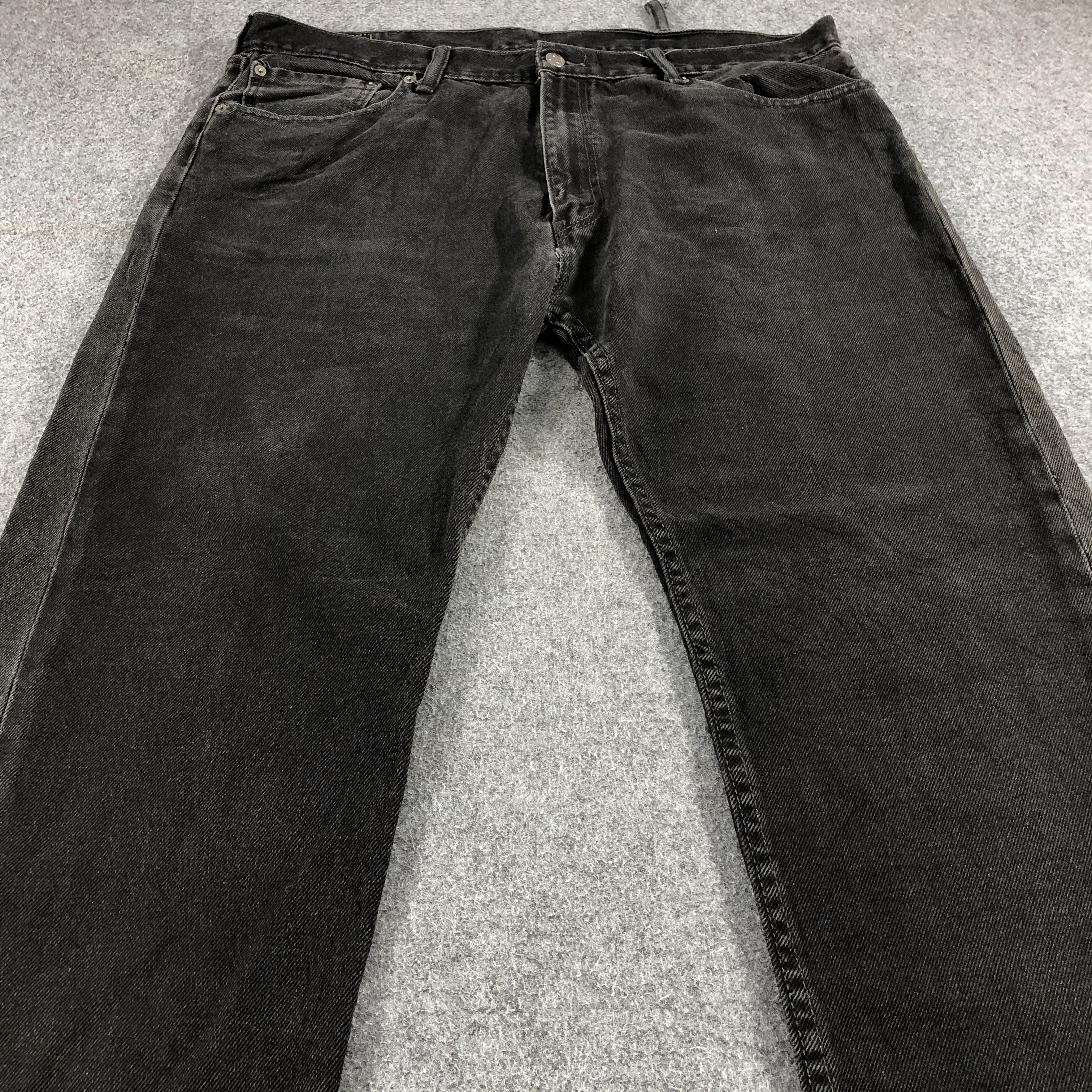 Levi's Vintage Black Levis 505 Jeans- J1373 Size US 41 - 3 Thumbnail