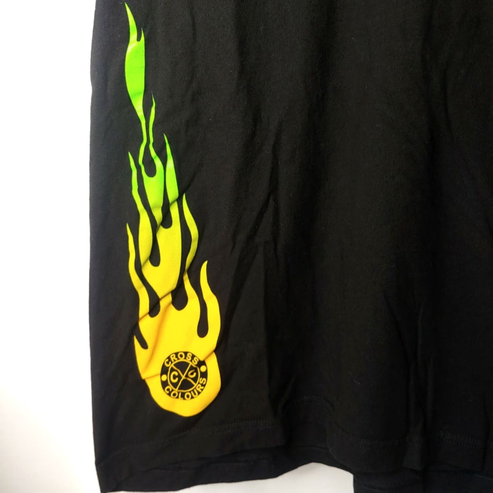 Vintage Cross Colours Shirt Mens L Black Billie Eilish Dig Flames Authentic Music Size US L / EU 52-54 / 3 - 4 Thumbnail