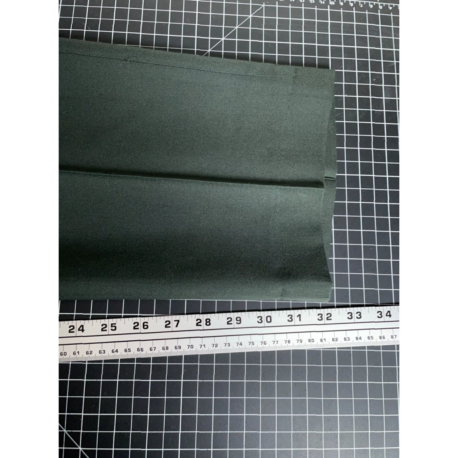 Vintage DSCP Men Pants 32 x 32 Wool Blend Dark Green 90s Serge Vintage 33XL Tag 90s DSCP Size US 32 / EU 48 - 6 Thumbnail
