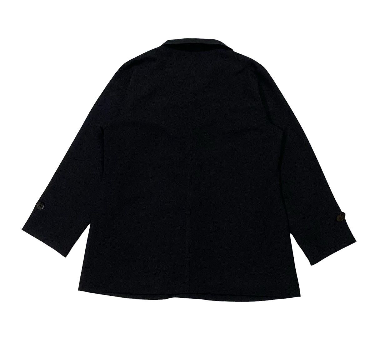 Yohji Yamamoto Yohji Yamamoto Black Wool Jacket Size US L / EU 52-54 / 3 - 3 Thumbnail