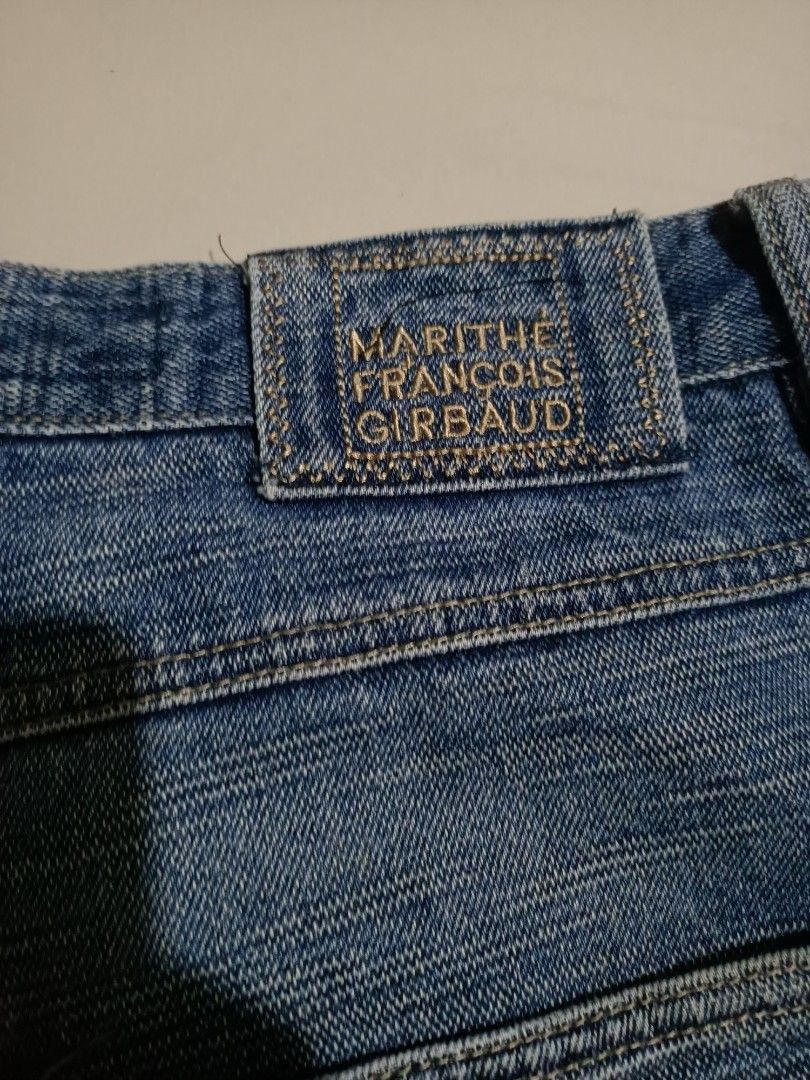 Marithe + Francois Girbaud Vintage Marithé François Girbaud Designer Denim Jorts Size US 32 / EU 48 - 4 Thumbnail