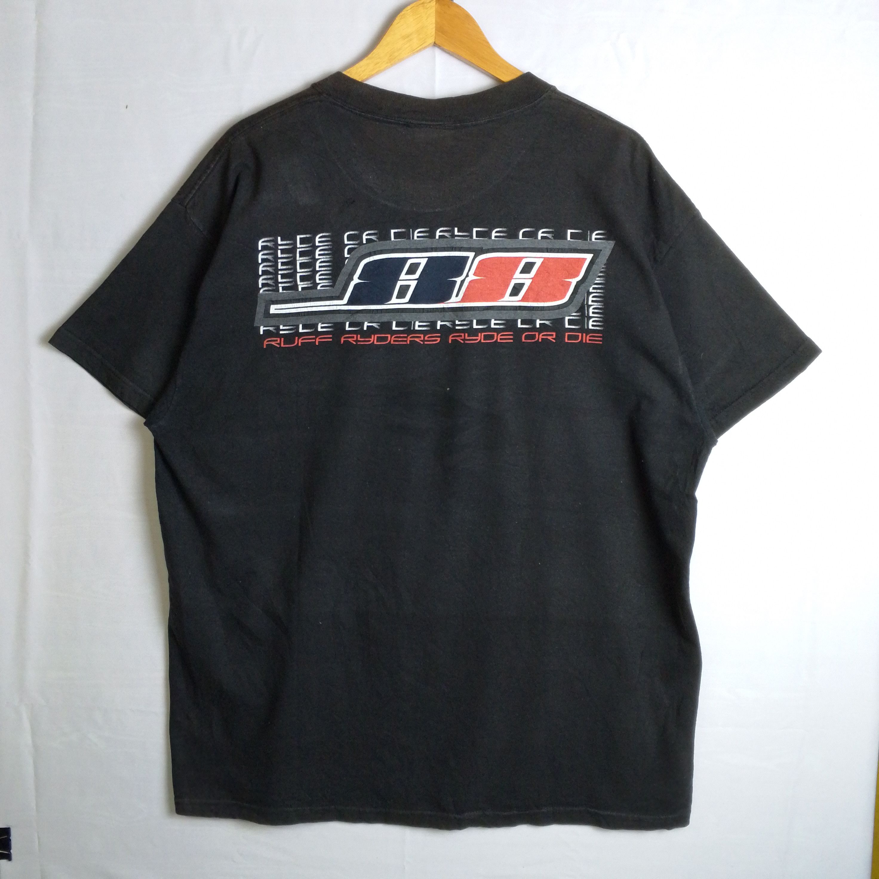 Ruff Ryders Trashed Faded and Distressed Ruff Ryders Ryde or Die Tee Size US XL / EU 56 / 4 - 2 Thumbnail