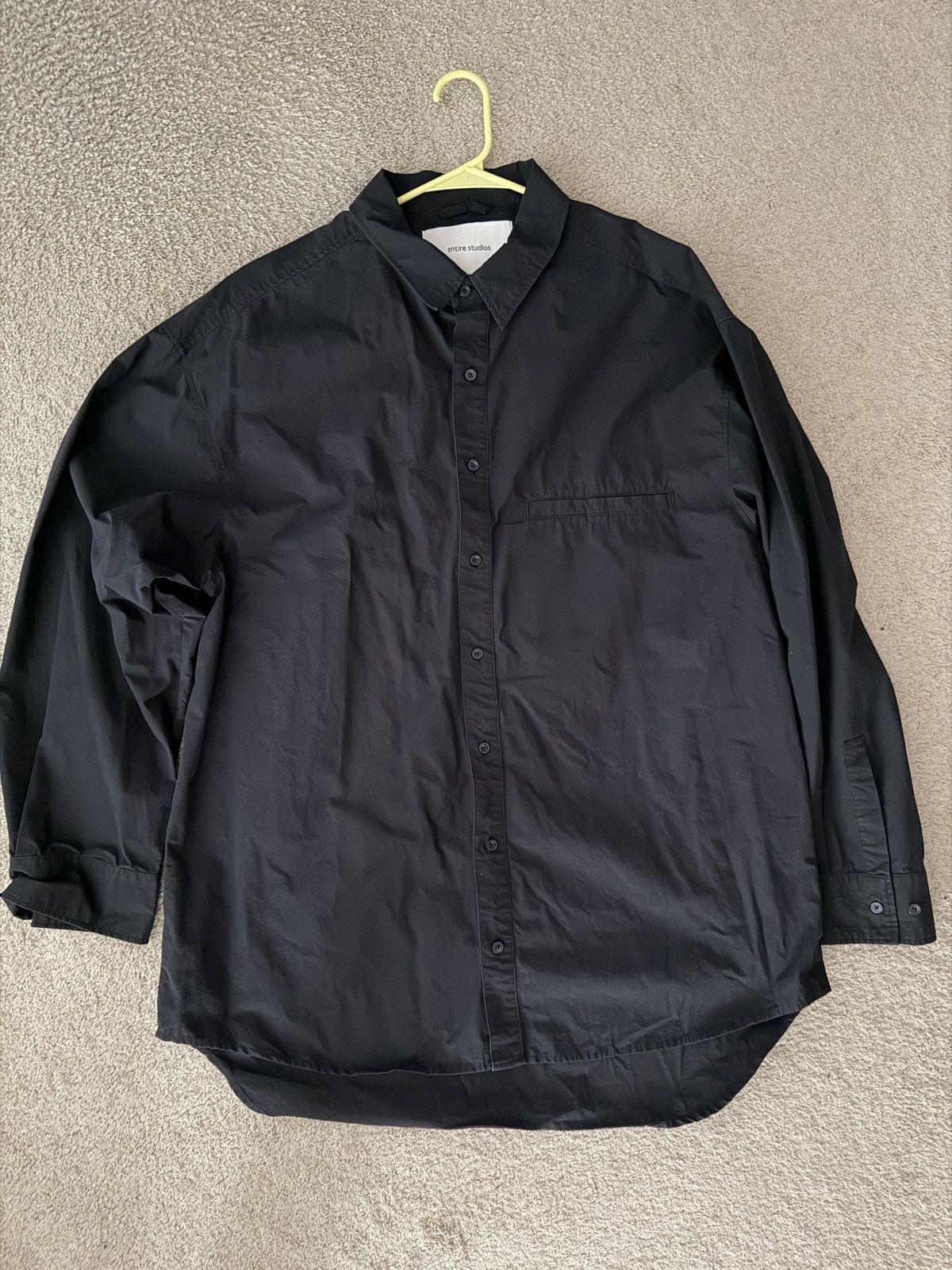 Entire Studios Entire Studios Giant Shirt Black Medium Size US M / EU 48-50 / 2 - 1 Thumbnail