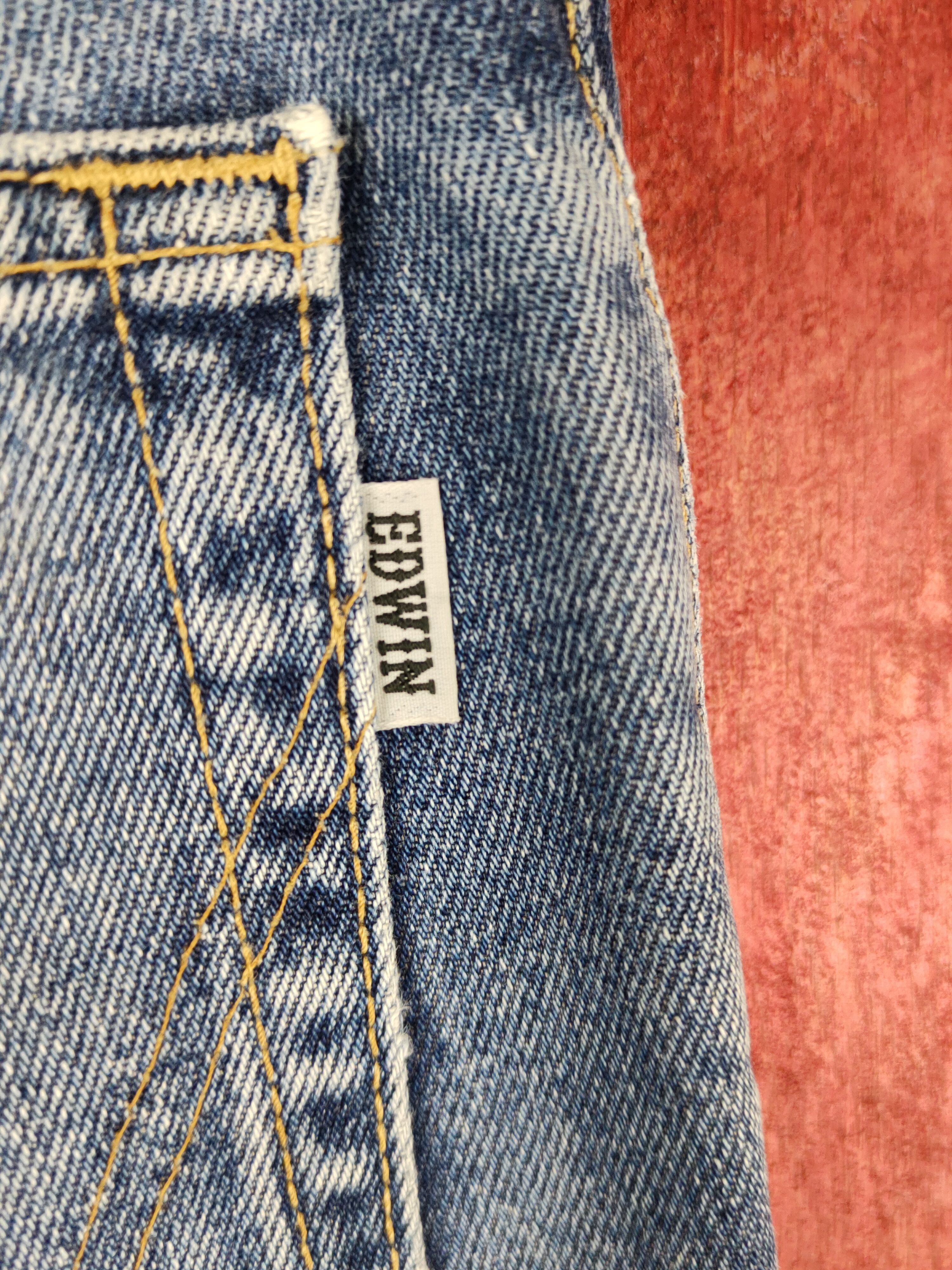 Edwin Edwin Blue Faded Distressed Ripped Jeans #S1700 Size US 30 / EU 46 - 8 Thumbnail