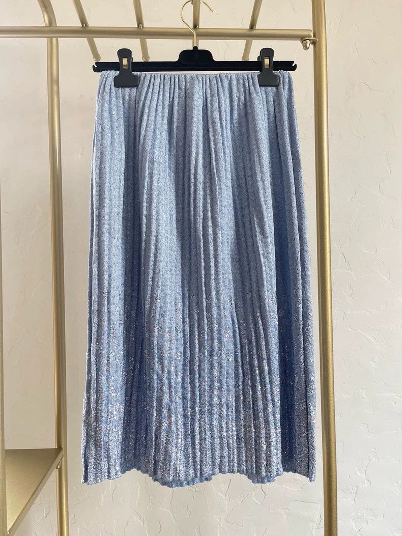 Chanel Chanel 25p purple skirt Size 24" / US 00 / IT 34 - 2 Thumbnail