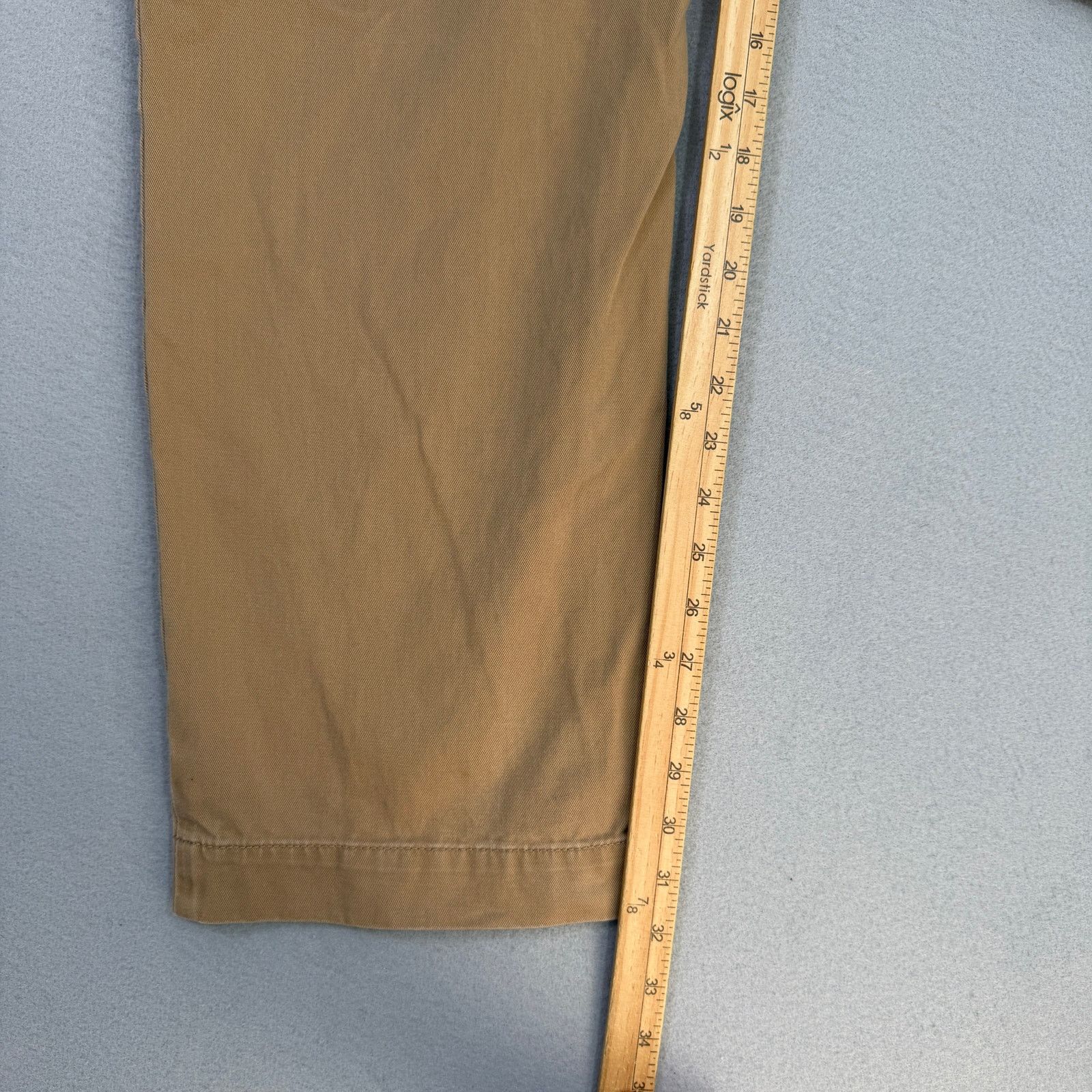 Polo Ralph Lauren Vintage Polo Ralph Lauren Chino Pants Men's 35x32 Tan Khaki Size US 35 - 10 Thumbnail