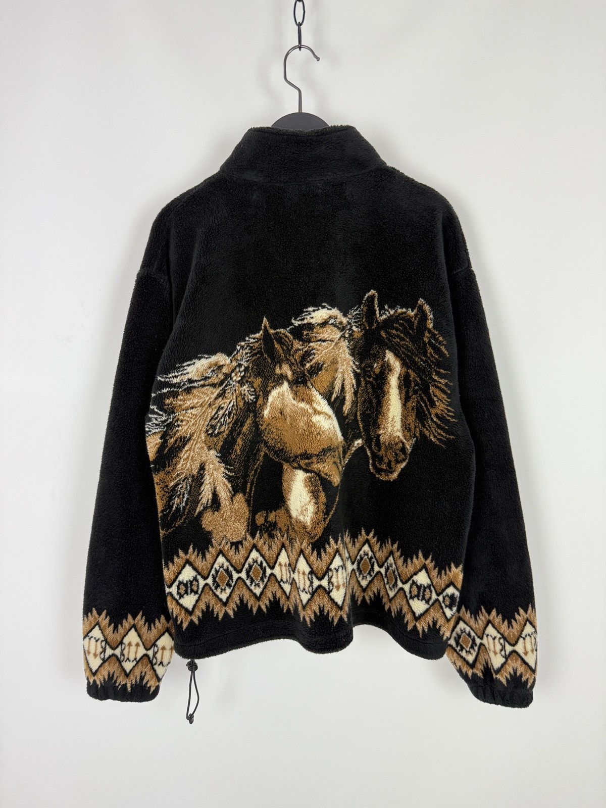 Vintage 1990s Vintage Outback Horses Graphic Western Animal Fleece Size US M / EU 48-50 / 2 - 5 Thumbnail