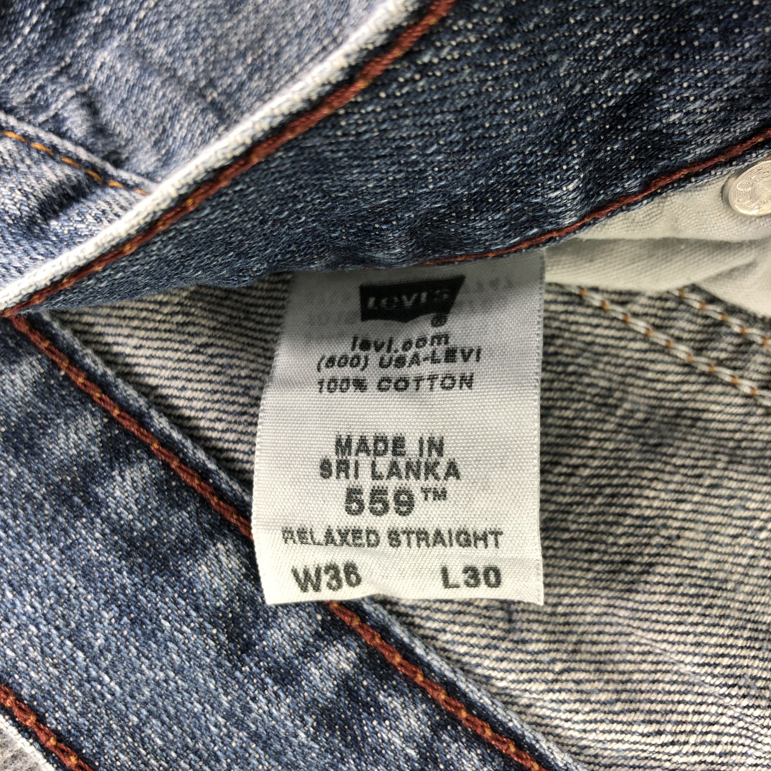 Levi's Vintage Levis 559 Jeans-J3215 Size US 36 / EU 52 - 11 Thumbnail