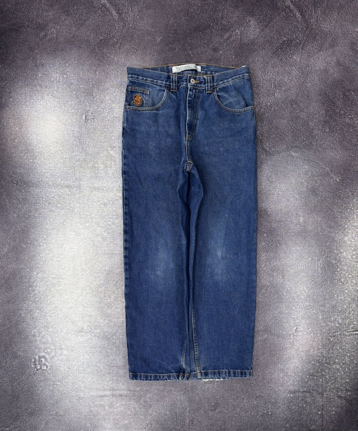 Polar ‘93! Blue Y2K Straight Baggy Denim Jeans