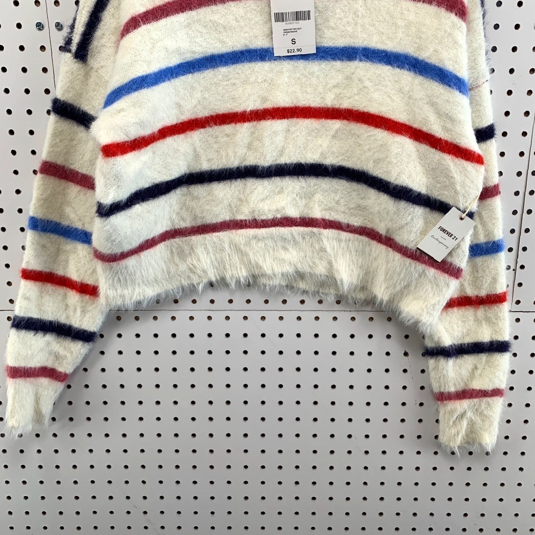 Forever 21 FOREVER 21 Striped Sweater Shirt Womens Small Pullover Multicolor Long Sleeve 90s? (If applicable) Size S / US 4 / IT 40 - 6 Thumbnail