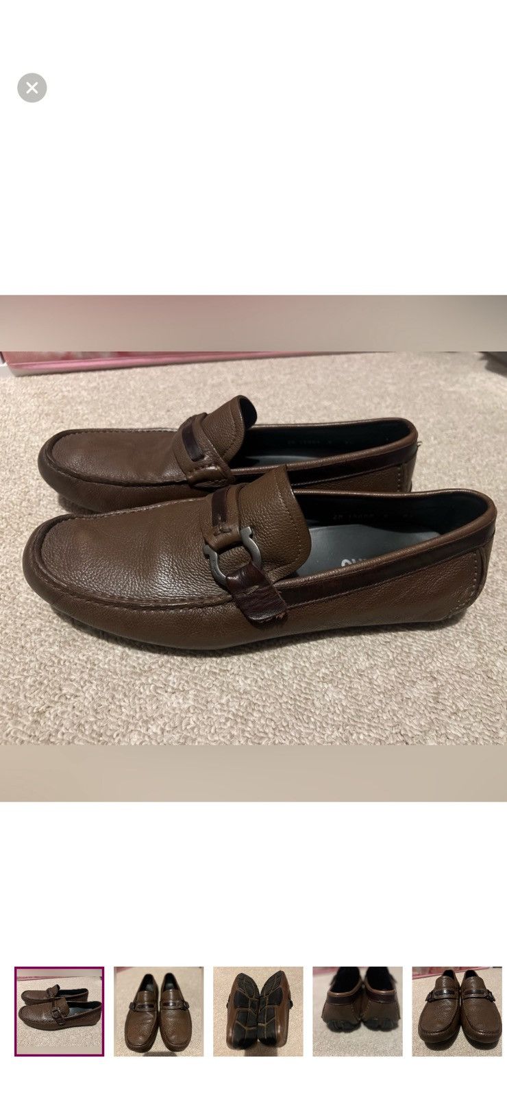 Salvatore Ferragamo Salvatore ferragamo mens brown driving shoes size 8.5 Size US 8.5 / EU 41-42 - 1 Thumbnail