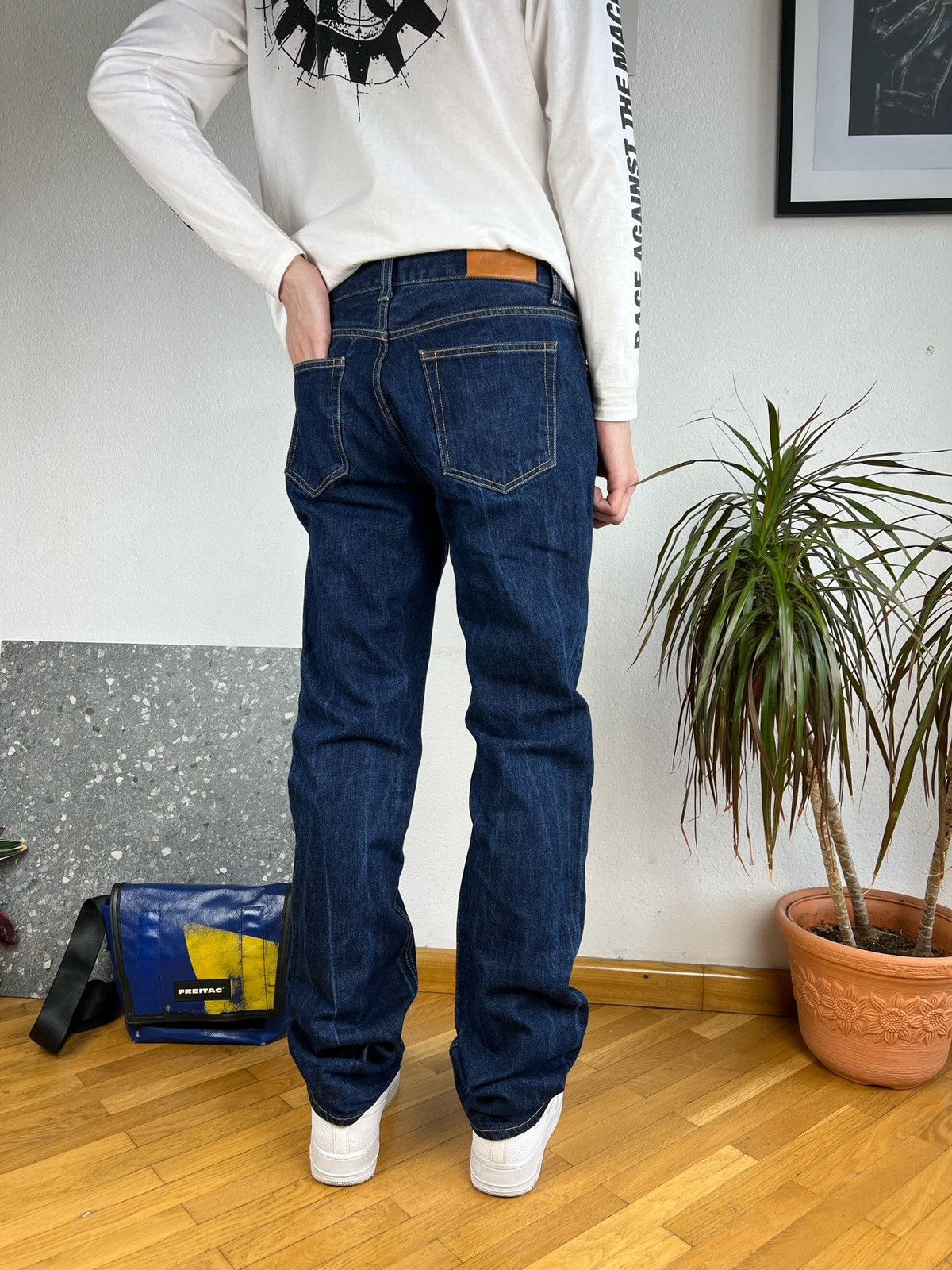 Acne Studios Acne Studios Mod alternative raw navy denim jeans Size US 31 - 3 Thumbnail