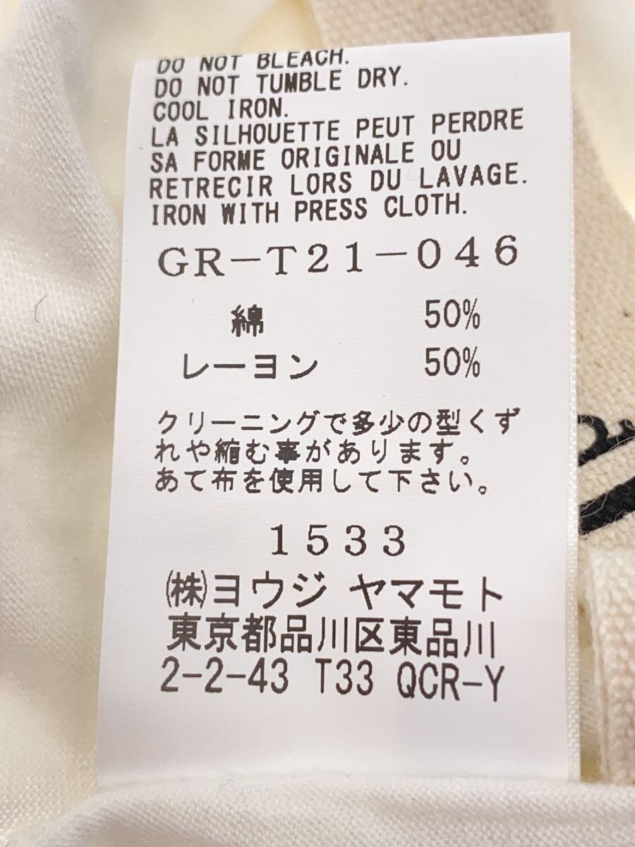 Yohji Yamamoto Yohji Yamamoto Ground Y cotton tee GR-T21-046 Size US L / EU 52-54 / 3 - 5 Thumbnail