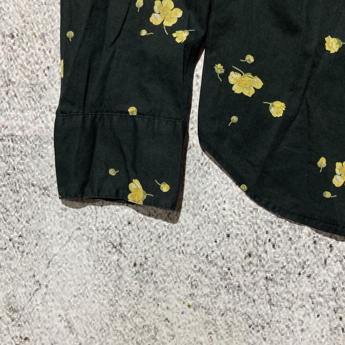 agnes b. 🇫🇷Vintage agnes b. Paris Flowers Button Up Shirt Luxury Black Size US S / EU 44-46 / 1 - 7 Thumbnail