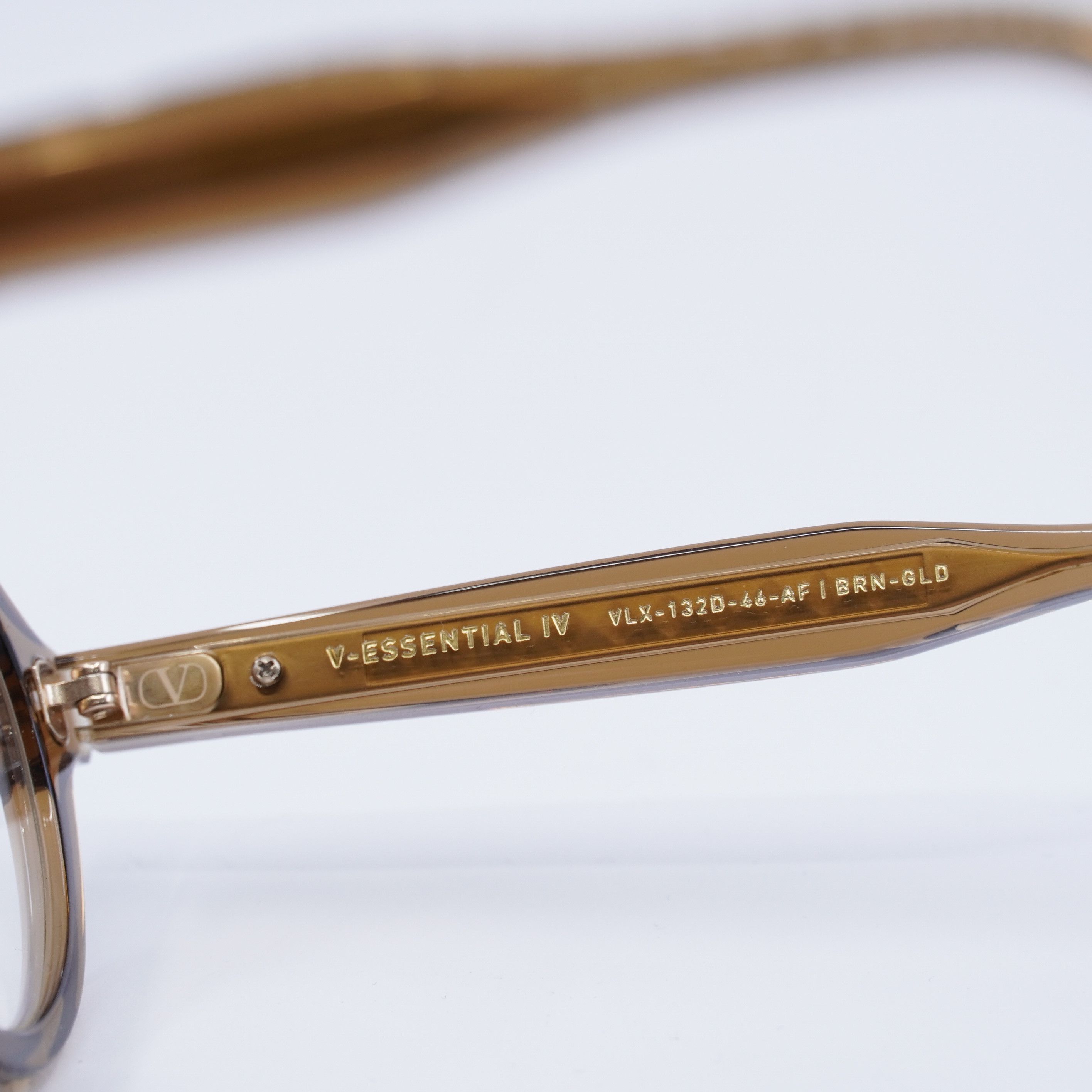 Valentino Valentino V-ESSENTIAL-IV VLX-132D AF Eyeglasses Brown 46mm Size ONE SIZE - 9 Thumbnail