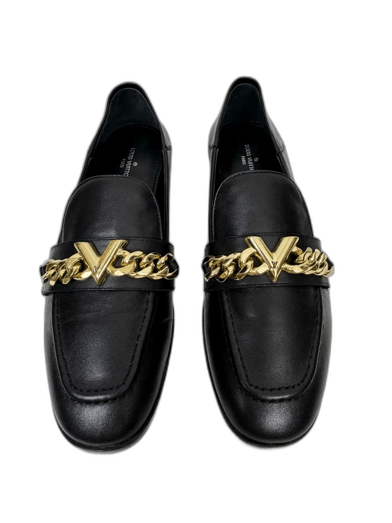 Louis Vuitton Black Louis Vuitton Slip -2505 Size US 4 / IT 34 - 1 Thumbnail