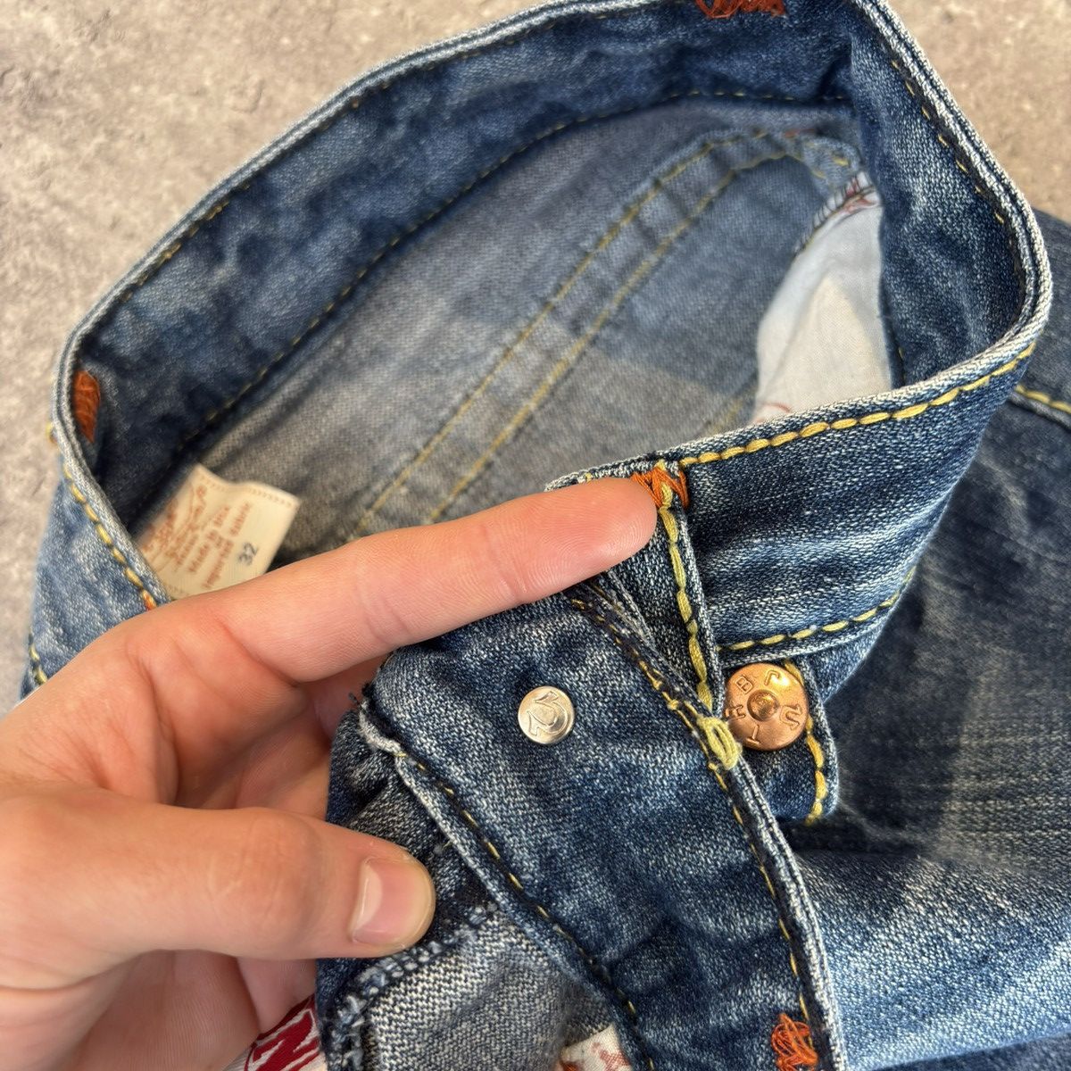 True Religion Y2k True Religion Denim Shorts Size US 32 / EU 48 - 6 Thumbnail