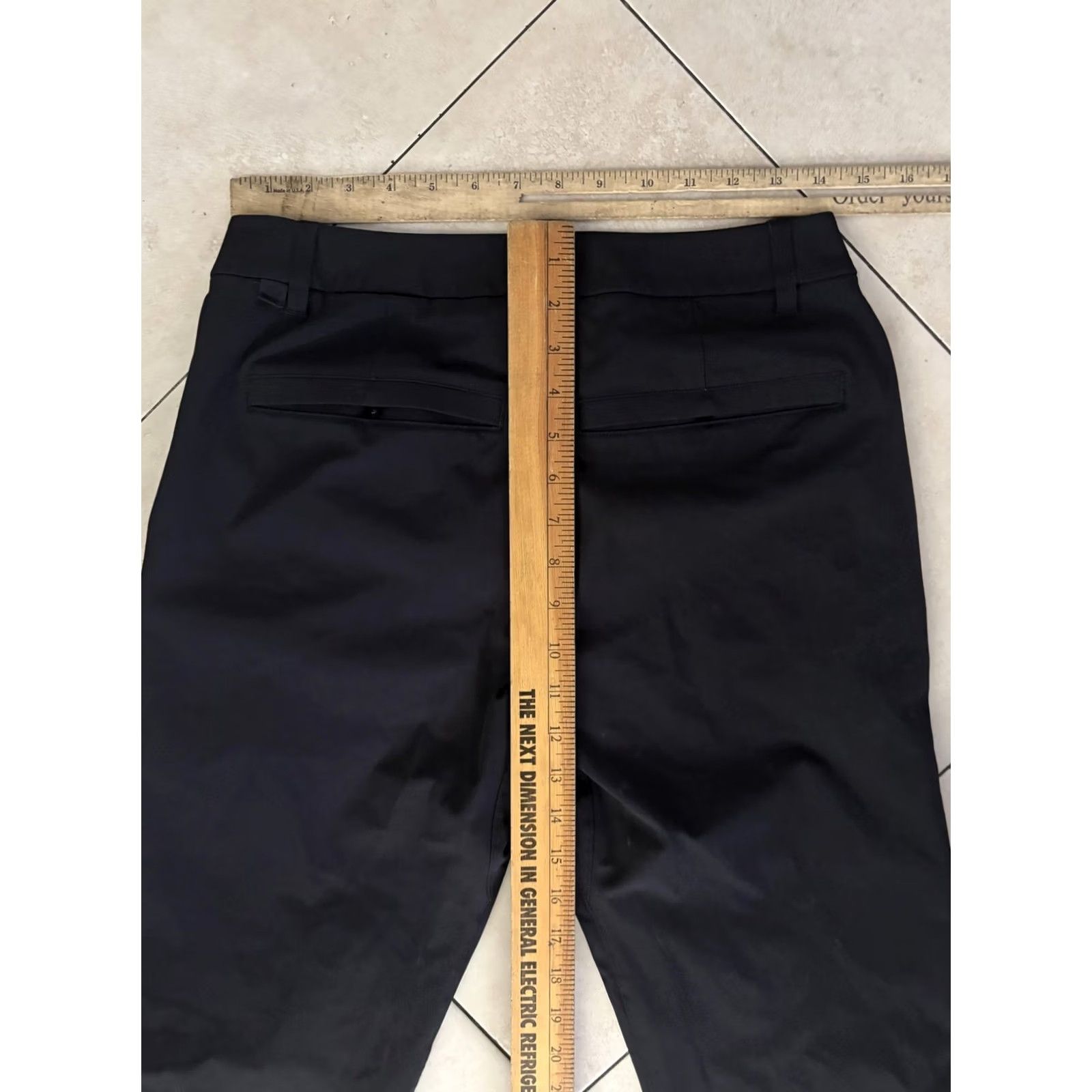 Lululemon Lululemon Pants Mens 29 Black Tapered Stretch Ankle Trouser Office Casual Work Size US 29 - 6 Thumbnail