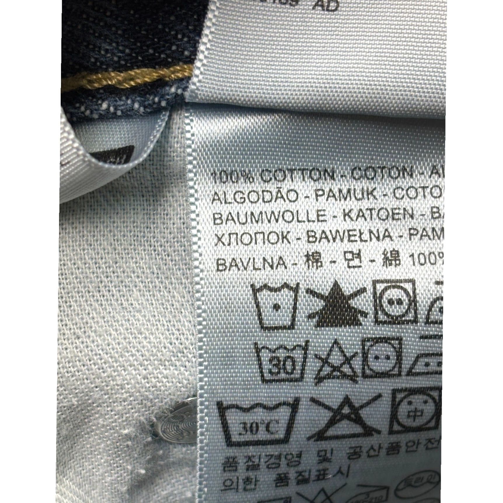 Vintage Levi Strauss 505 Jeans Mens Dark Wash Straight Regular Waist 40 Inseam 32 Denim Cotton Zipper Button Pockets 5-Pocket Size US 40 / EU 56 - 5 Thumbnail