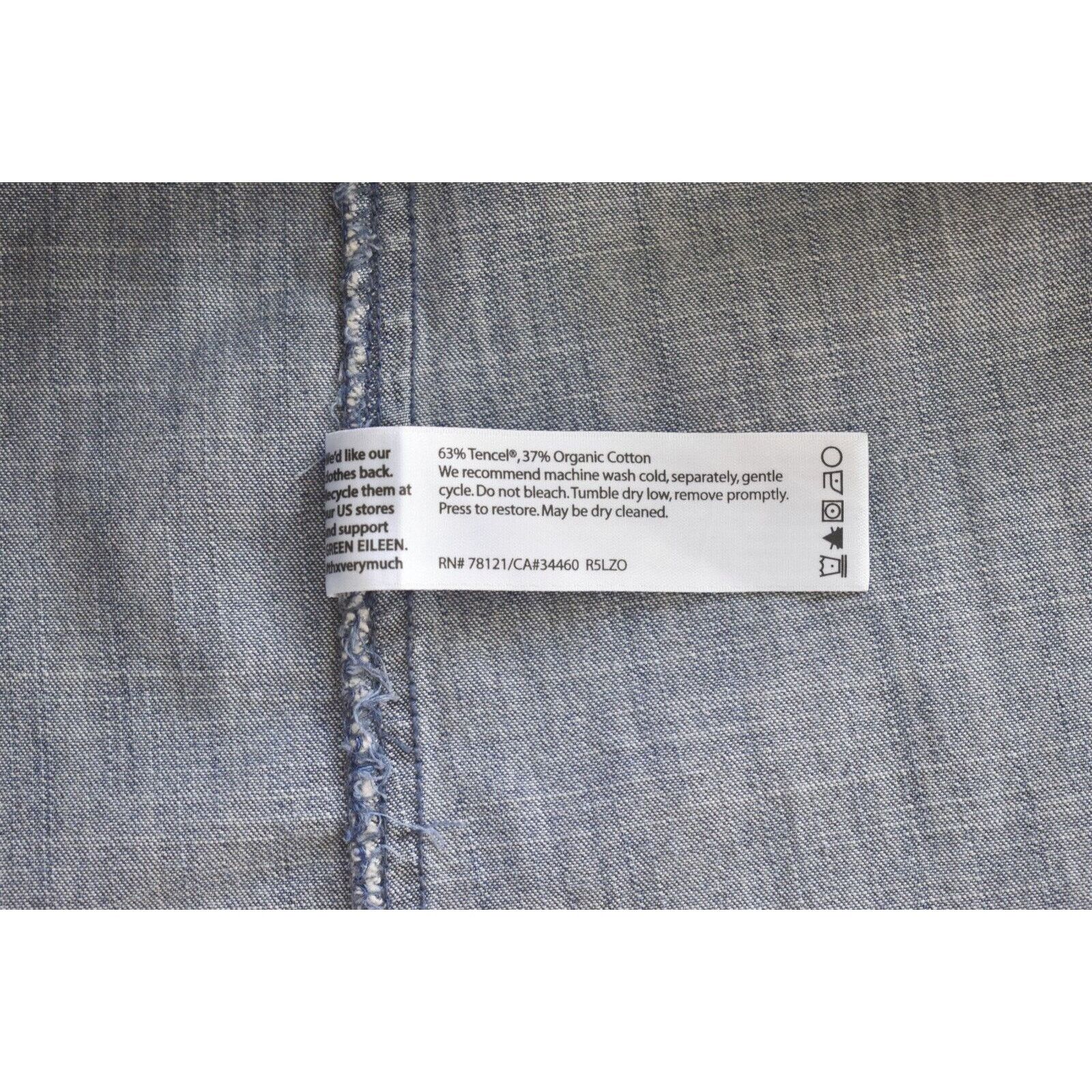 Eileen Fisher EILEEN FISHER Tencel & Organic Cotton Denim Dress Size M Size M / US 6-8 / IT 42-44 - 4 Thumbnail