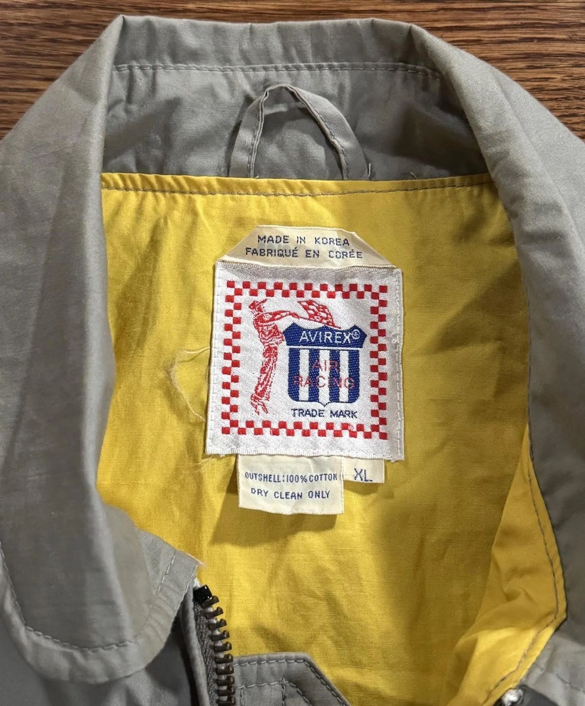 Avirex Vintage Avirex Grey Aviation Flight Jacket (Size XL ) Size US XL / EU 56 / 4 - 3 Thumbnail