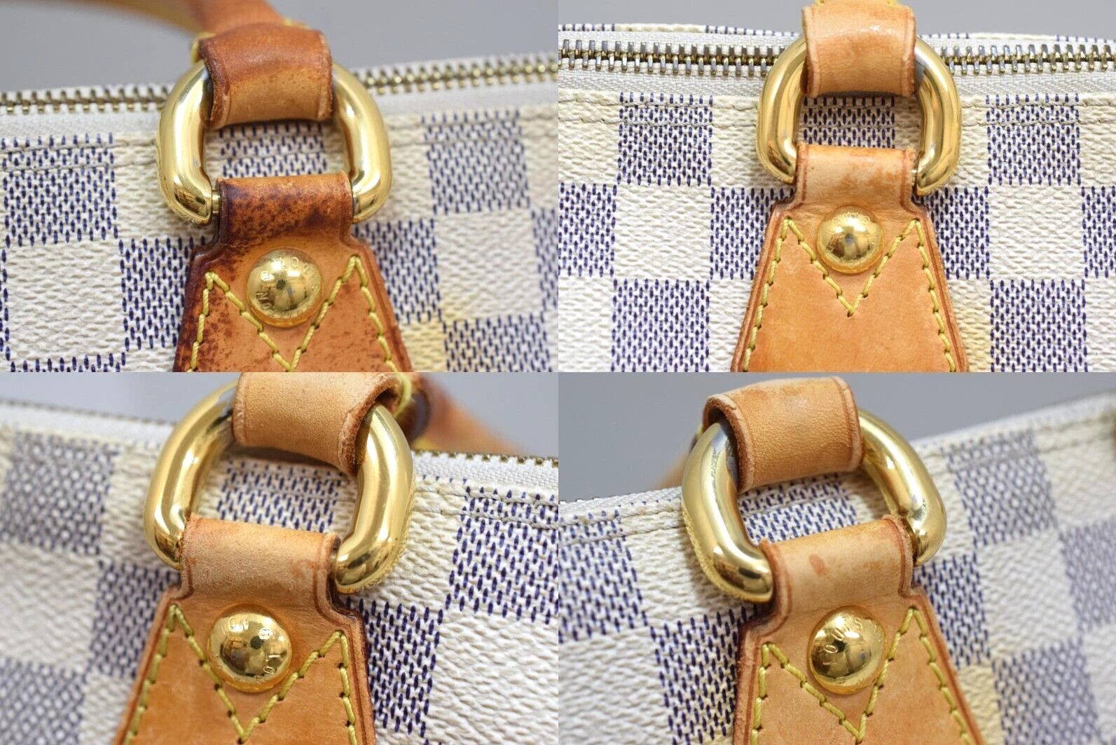 Louis Vuitton Louis Vuitton Saleya PM Damier Azur Canvas Tote Bag N51186 Size ONE SIZE - 13 Thumbnail