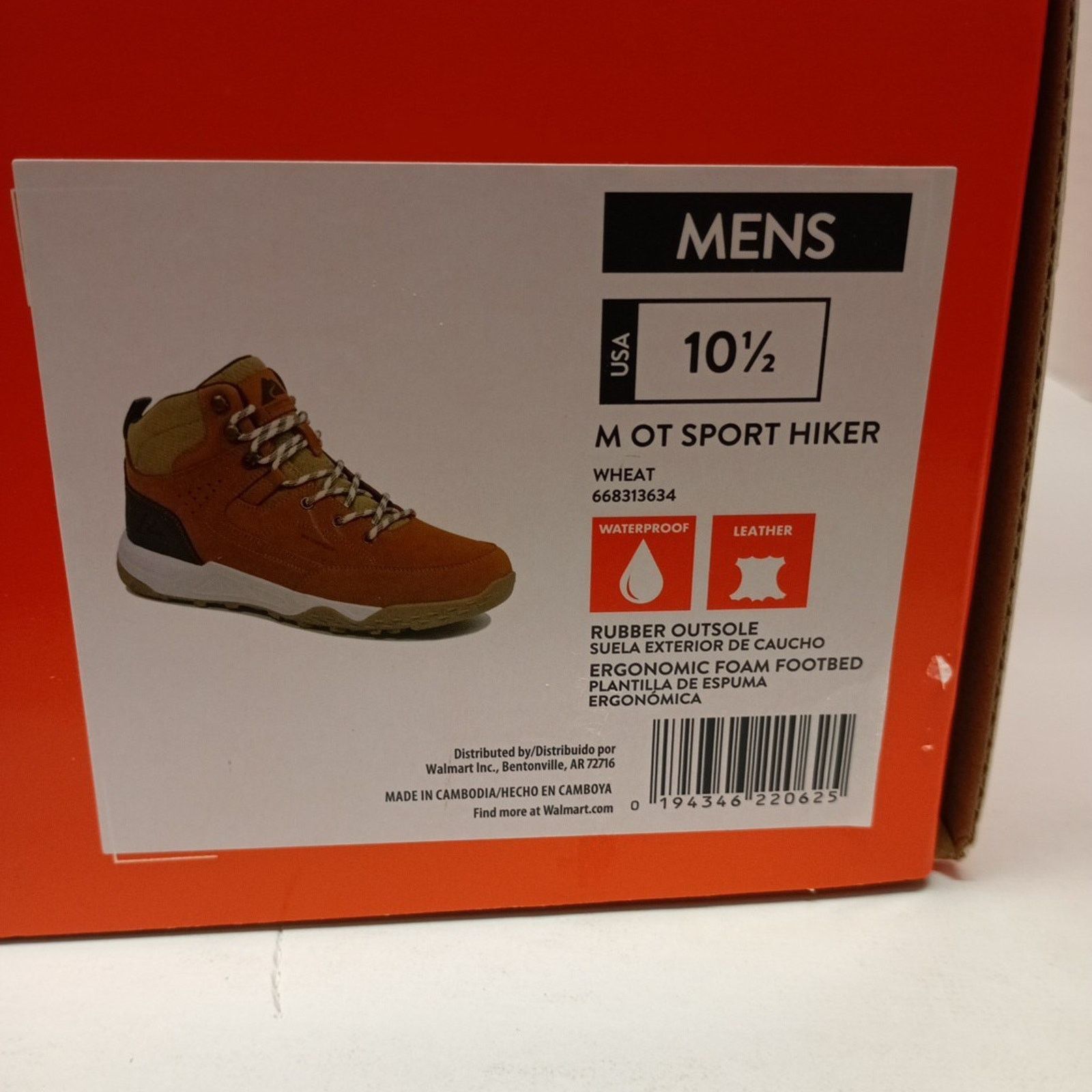 Other Men's Ozark Trail Waterproof Hiking Boots Size 10.5 Wheat Size US 10.5 / EU 43-44 - 9 Thumbnail