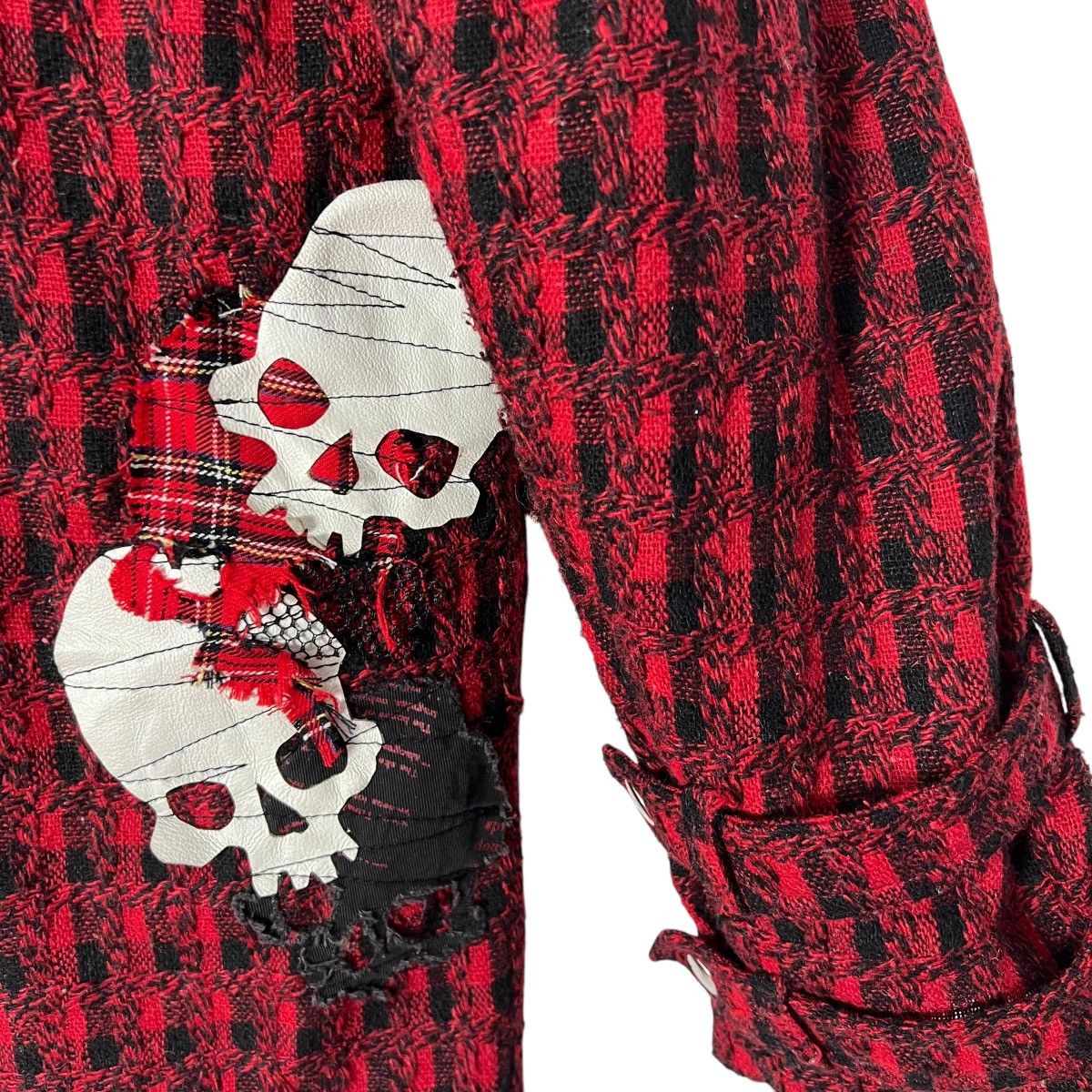Japanese Brand VINTAGE H.NAOTO PUNK ANARCHY WOOL COFFIN JACKET Size US L / EU 52-54 / 3 - 10 Thumbnail