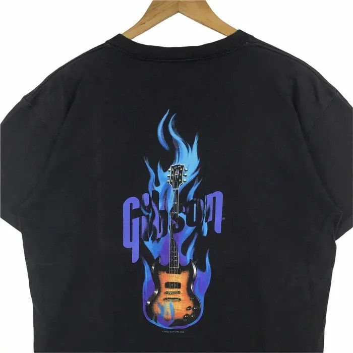 Band Tees Vtg GIBSON GUITAR HERO Tee Shirt Music Band Tour Concert Size US L / EU 52-54 / 3 - 2 Thumbnail