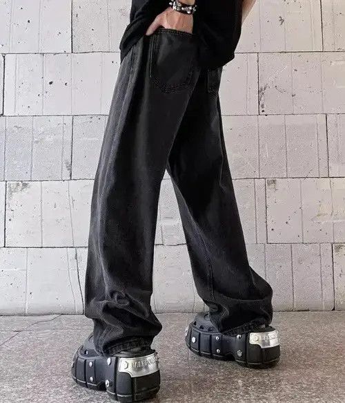 Japanese Brand × Jean Vintage Pocket Baggy Jeans Size US 31 - 4 Thumbnail