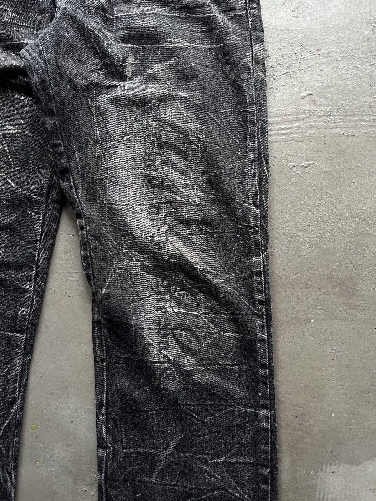 14th Addiction 2000s FLARE PUNK ACID WASH ROOT THREE NUMBER NINE STYLE Size US 31 - 6 Thumbnail