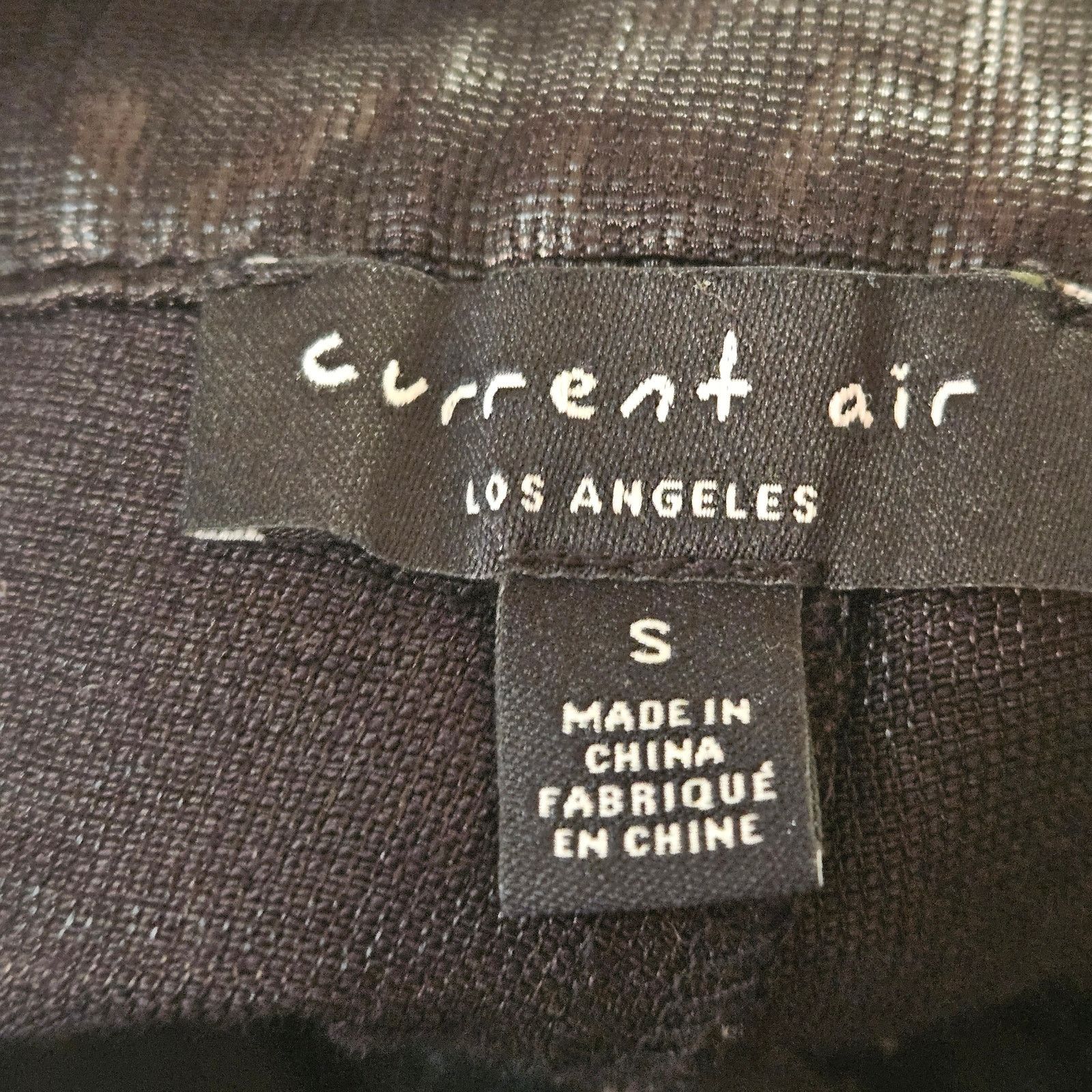 Current Air Current Air Black Leopard Jacquard Flare Pants Size Small Size 28" / US 6 / IT 42 - 3 Thumbnail