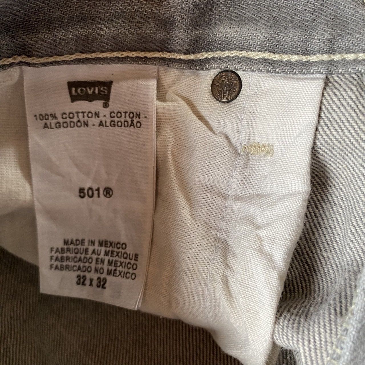 Levi's × Vintage 32x29 Crazy Vintage Faded Levi’s Jeans Size US 32 / EU 48 - 8 Thumbnail
