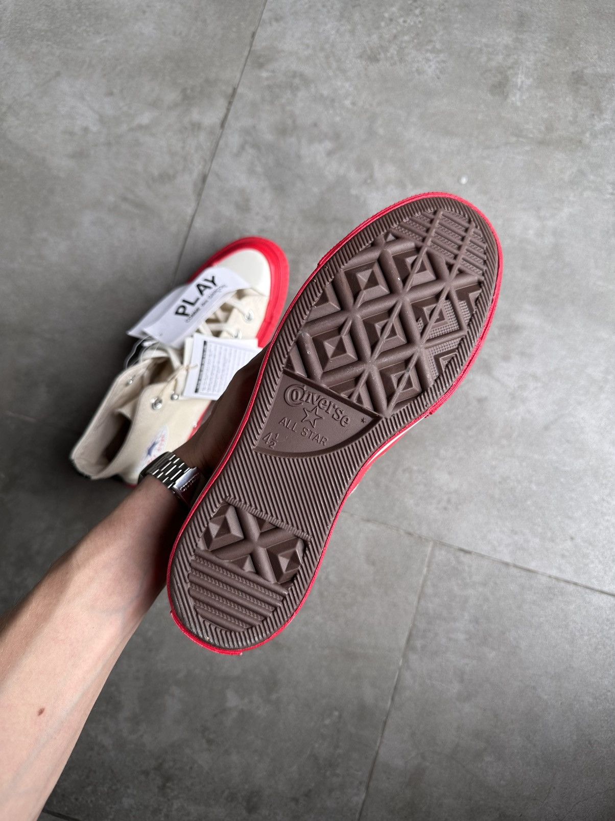 Comme des Garcons PLAY × Converse CDG PLAY x CONVERSE HI CHUCK TAILOR 70 Size US 6.5 / IT 36.5 - 11 Thumbnail