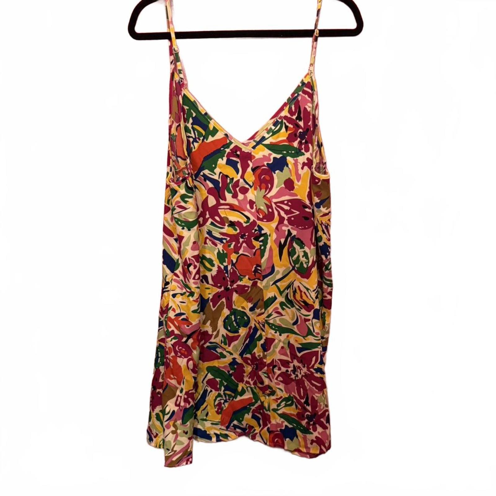 Designer Floral Print Summer Dress - Vibrant & Breezy Size M / US 6-8 / IT 42-44 - 4 Thumbnail