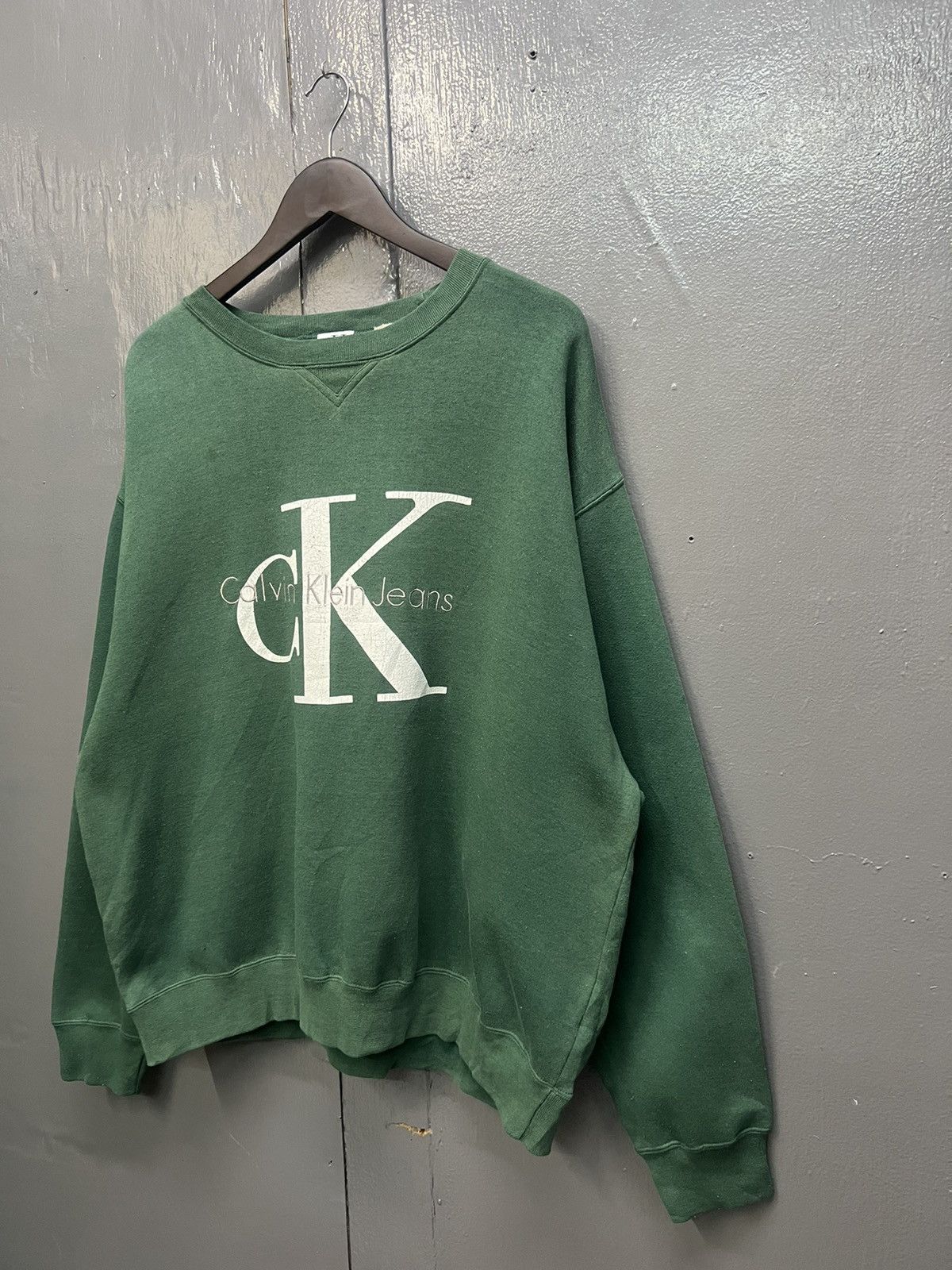 Calvin Klein Vintage Calvin Klein Jeans Crewneck Sweathsirt Size US XXL / EU 58 / 5 - 3 Thumbnail