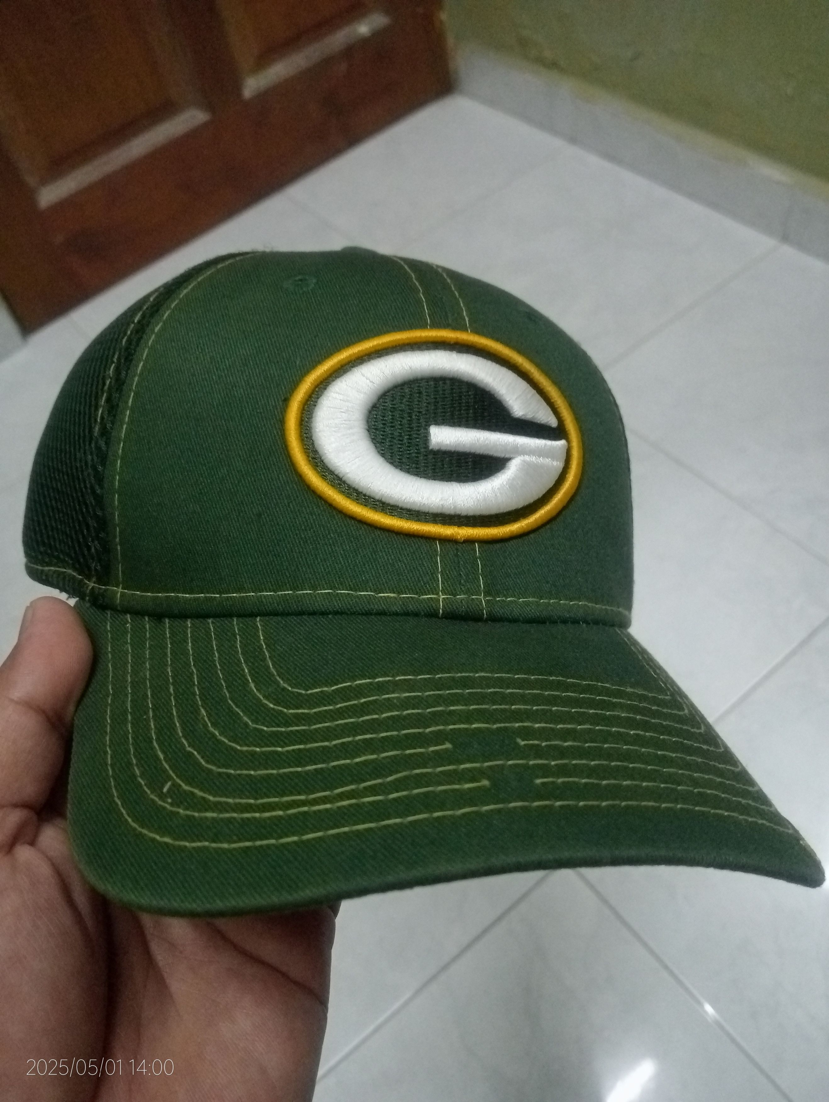 NFL × New Era NEW ERA 39THIRTY NFL Green Bay Packers Small Medium Hat Size ONE SIZE - 1 Thumbnail