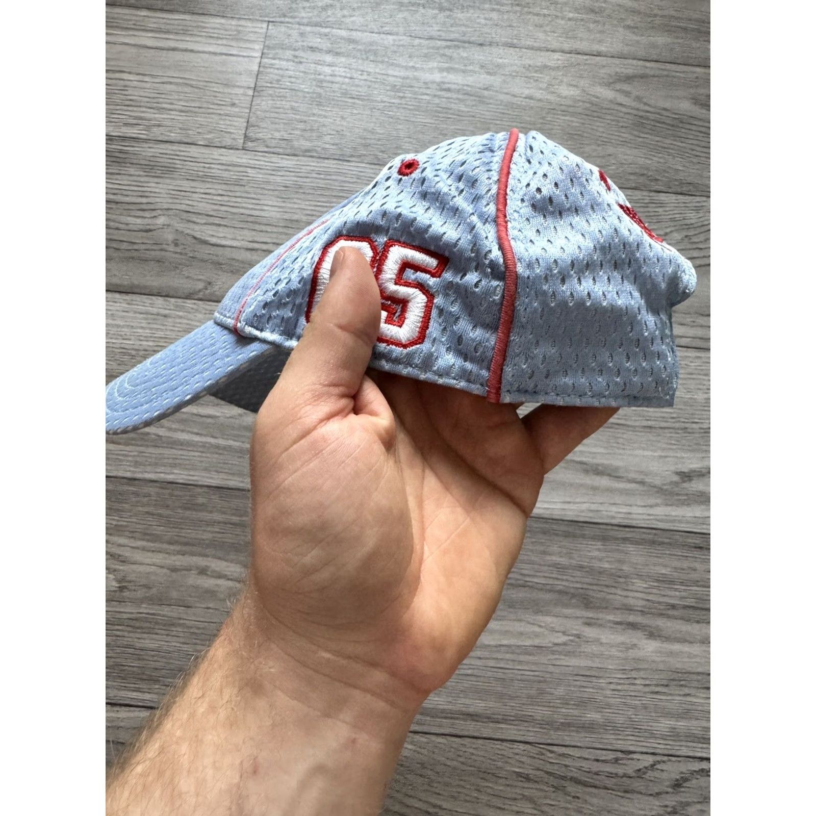 Fubu VINTAGE Fubu Panel Cap Hat Mens One Size Blue Athletic 05 Cap Size ONE SIZE - 5 Thumbnail