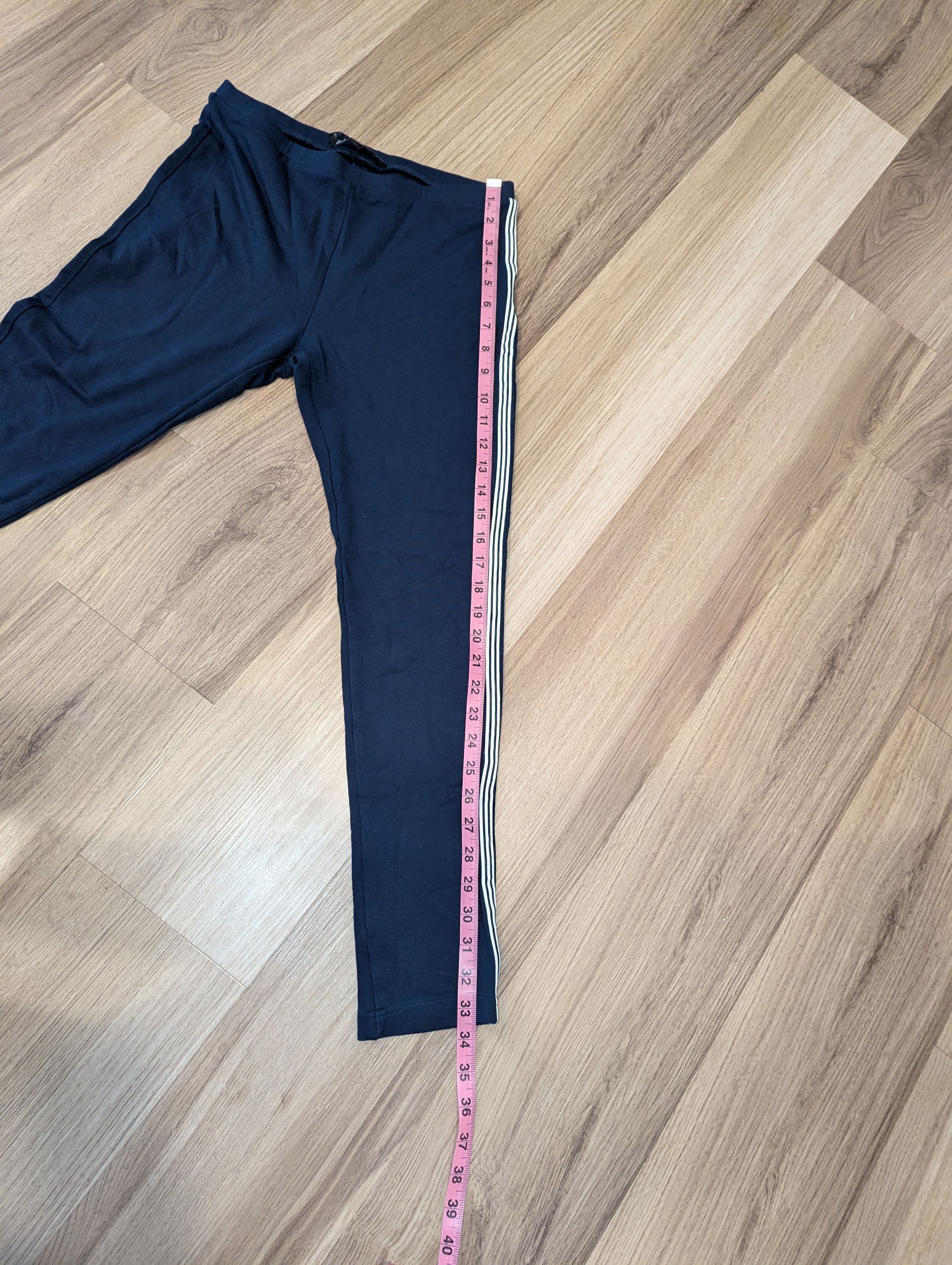 Y-3 Y-3 Leggings Women Medium (Small, 27") Navy Yoga Stretch Size 27" / US 4 / IT 40 - 6 Thumbnail