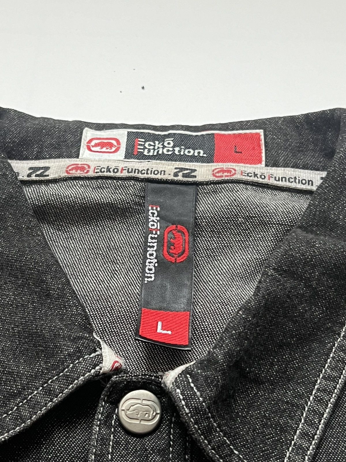 Ecko Unltd. Ecko Unltd. Function 72 Denim Shirt Size US L / EU 52-54 / 3 - 3 Thumbnail