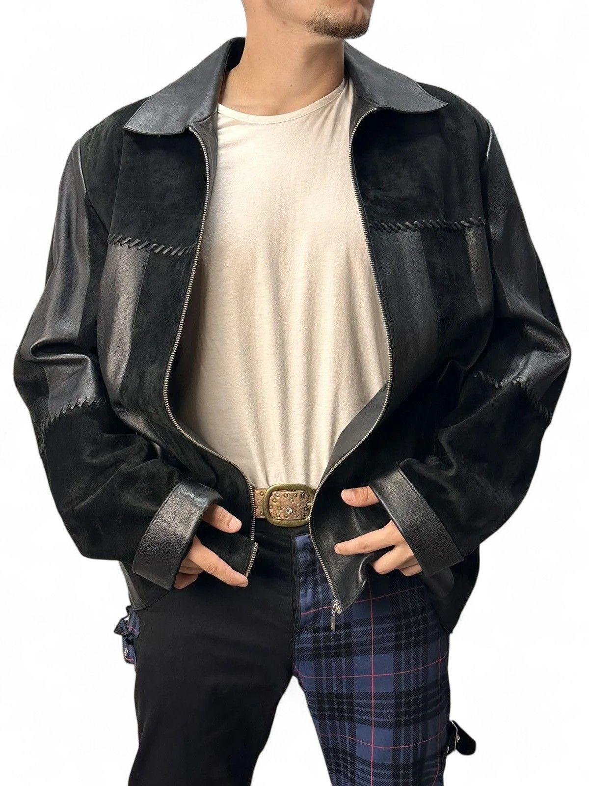 ジャケット・アウター Diesel Sport lether jacket archive 90s Diesel Sport lether jacket archive 90s