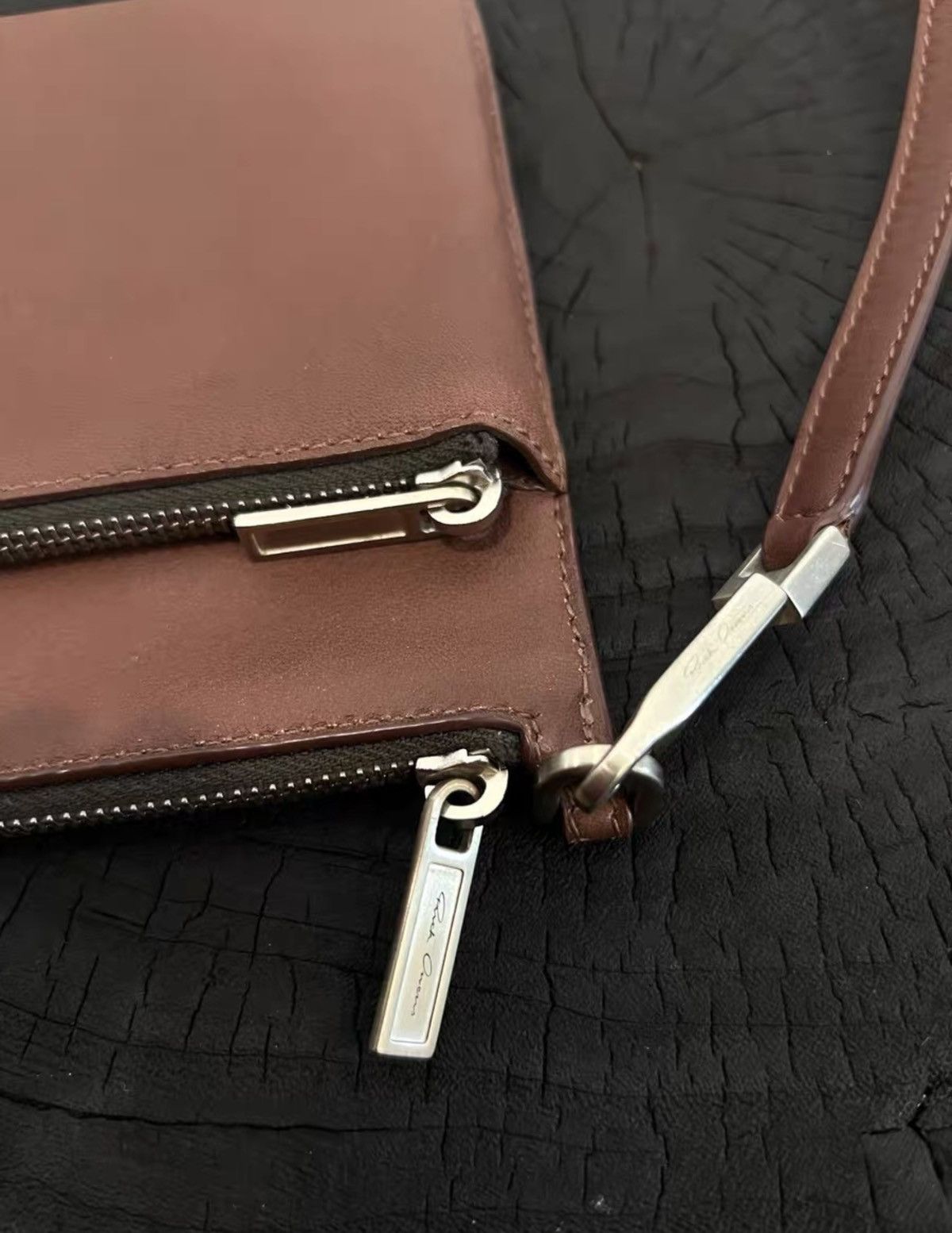 Rick Owens Rick Owens Mainline "Blood" Leather Crossbody Bag Size ONE SIZE - 5 Thumbnail