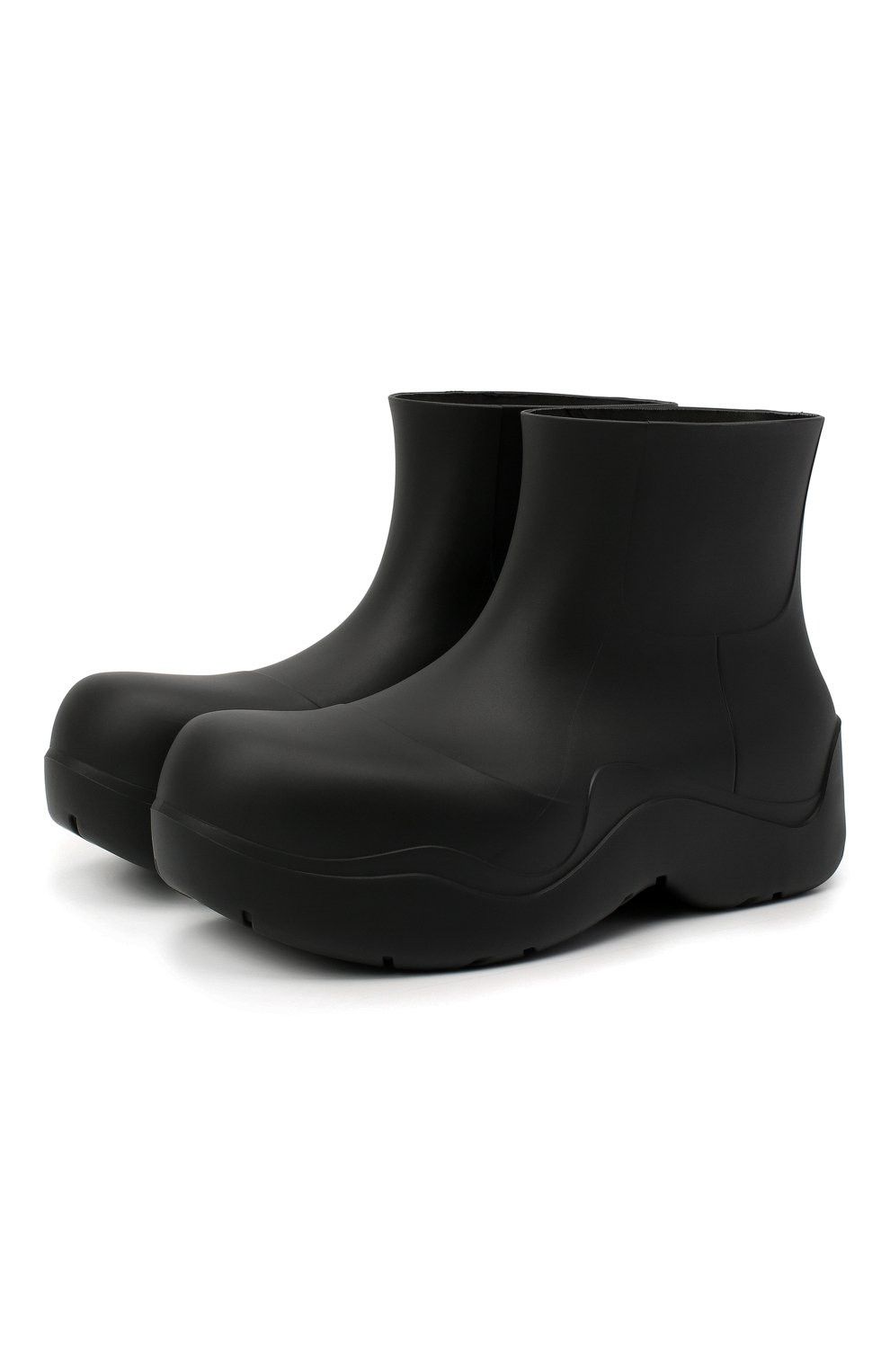 Bottega Veneta BOTTEGA VENETA Puddle matte black rubber boots Size 8 / 41 q Size US 8 / EU 41 - 1 Thumbnail