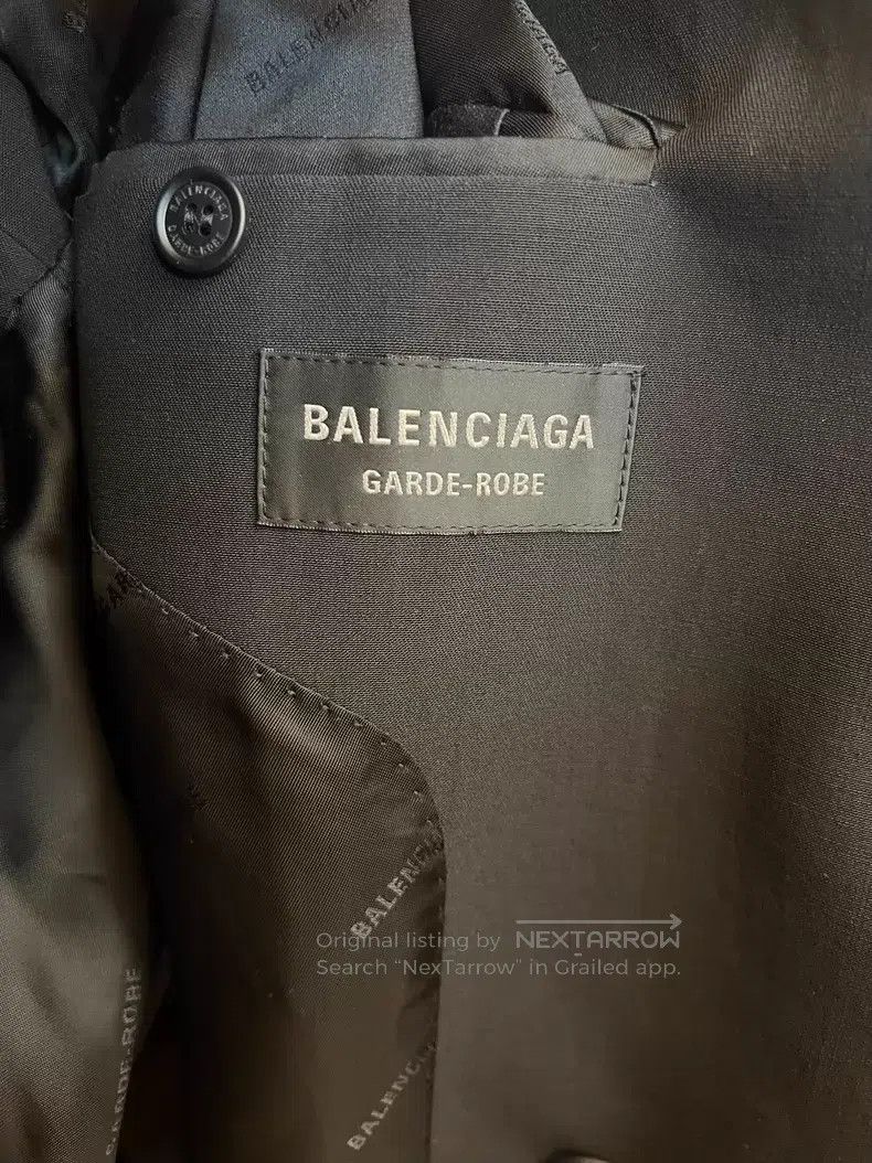 Balenciaga Balenciaga Black Double Breasted Sleeveless Vest Size XXS / US 00 / IT 34 - 4 Thumbnail