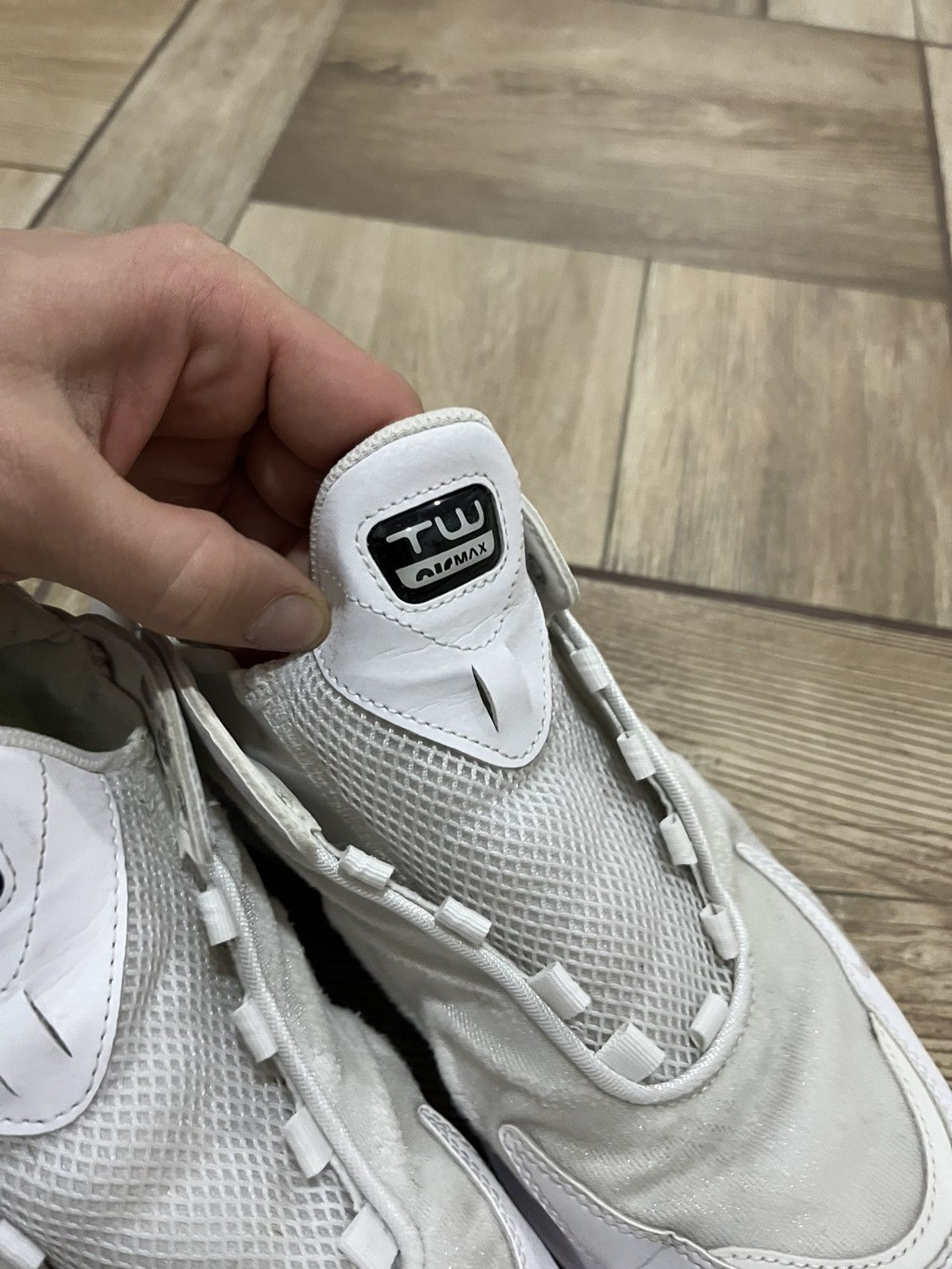Nike Nike Air Max TW Shoes - White, Used Size US 8 / EU 41 - 10 Thumbnail