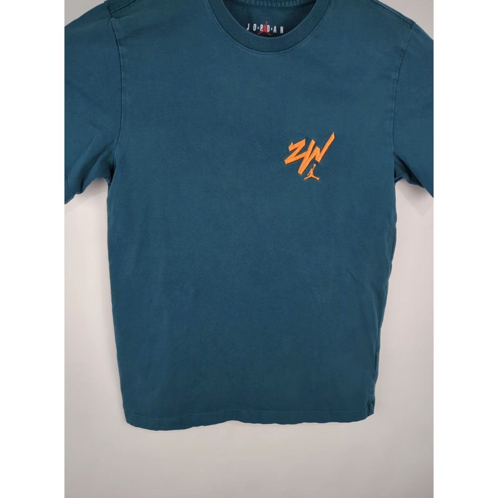 Nike Nike Air Jordan Zion ZW Embroidered Logo T Shirt Mens Small Green Yellow Size US S / EU 44-46 / 1 - 7 Thumbnail